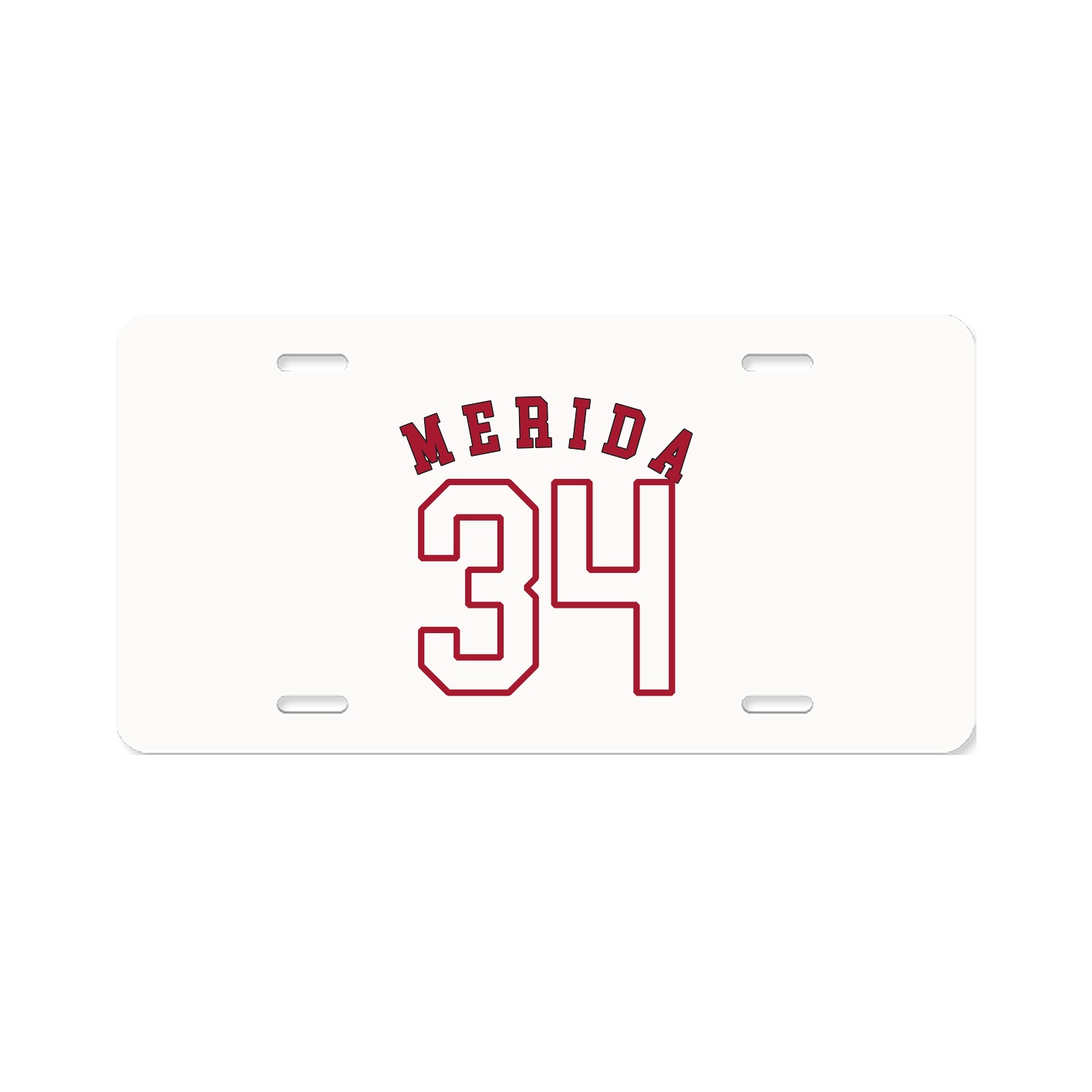 License Plate — Shirsey Arch in Classic