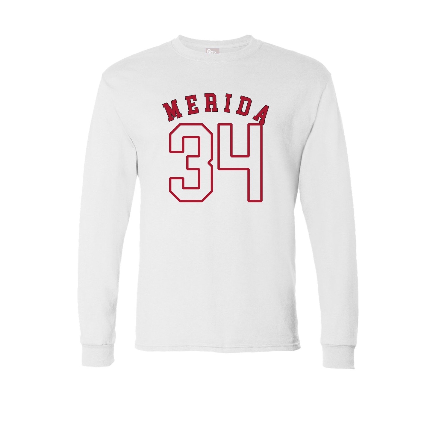 Long Sleeve Tee — Shirsey Arch in White