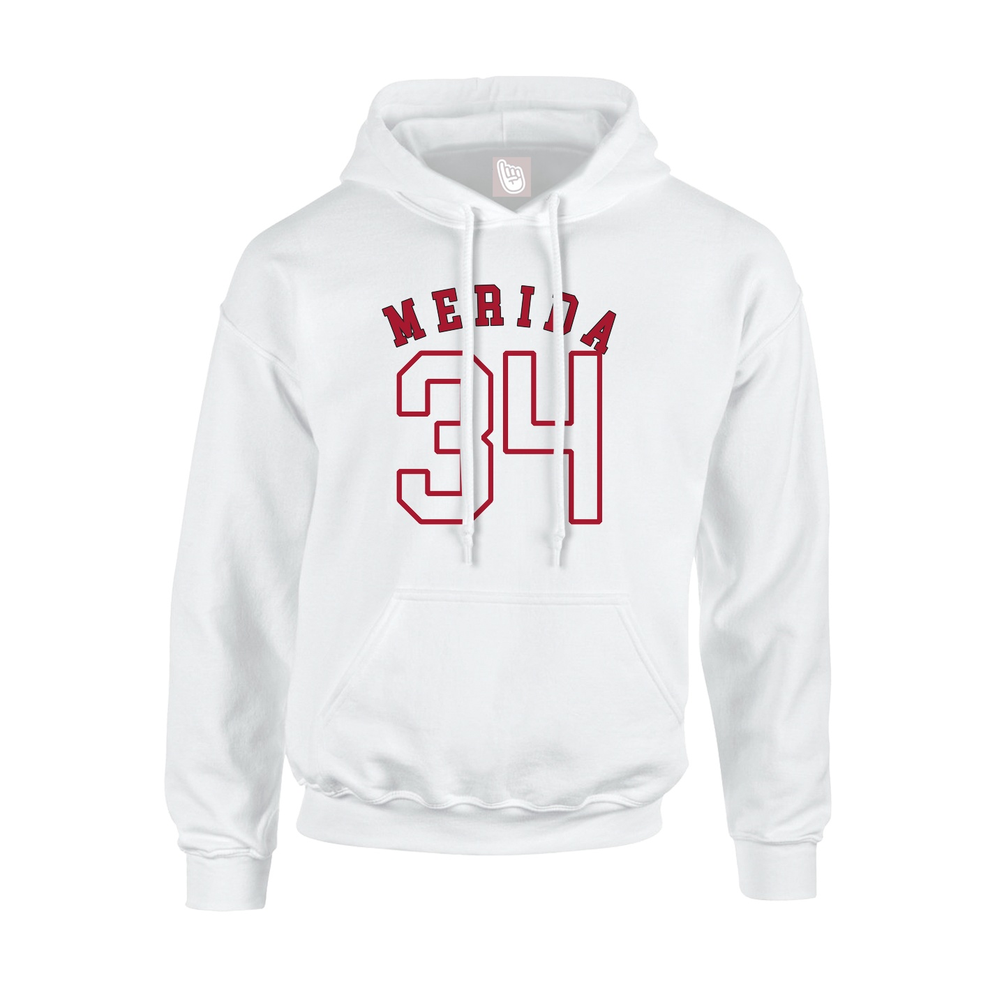Youth Hoodie — Shirsey Arch in White