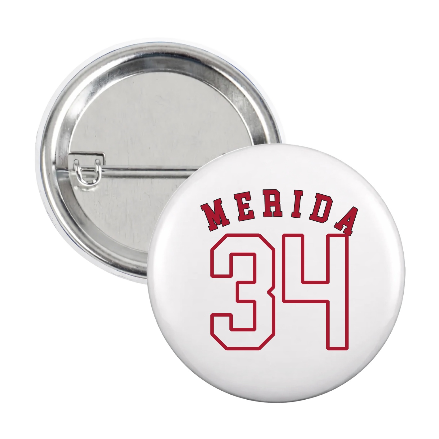 Game Day Button — Shirsey Arch in White