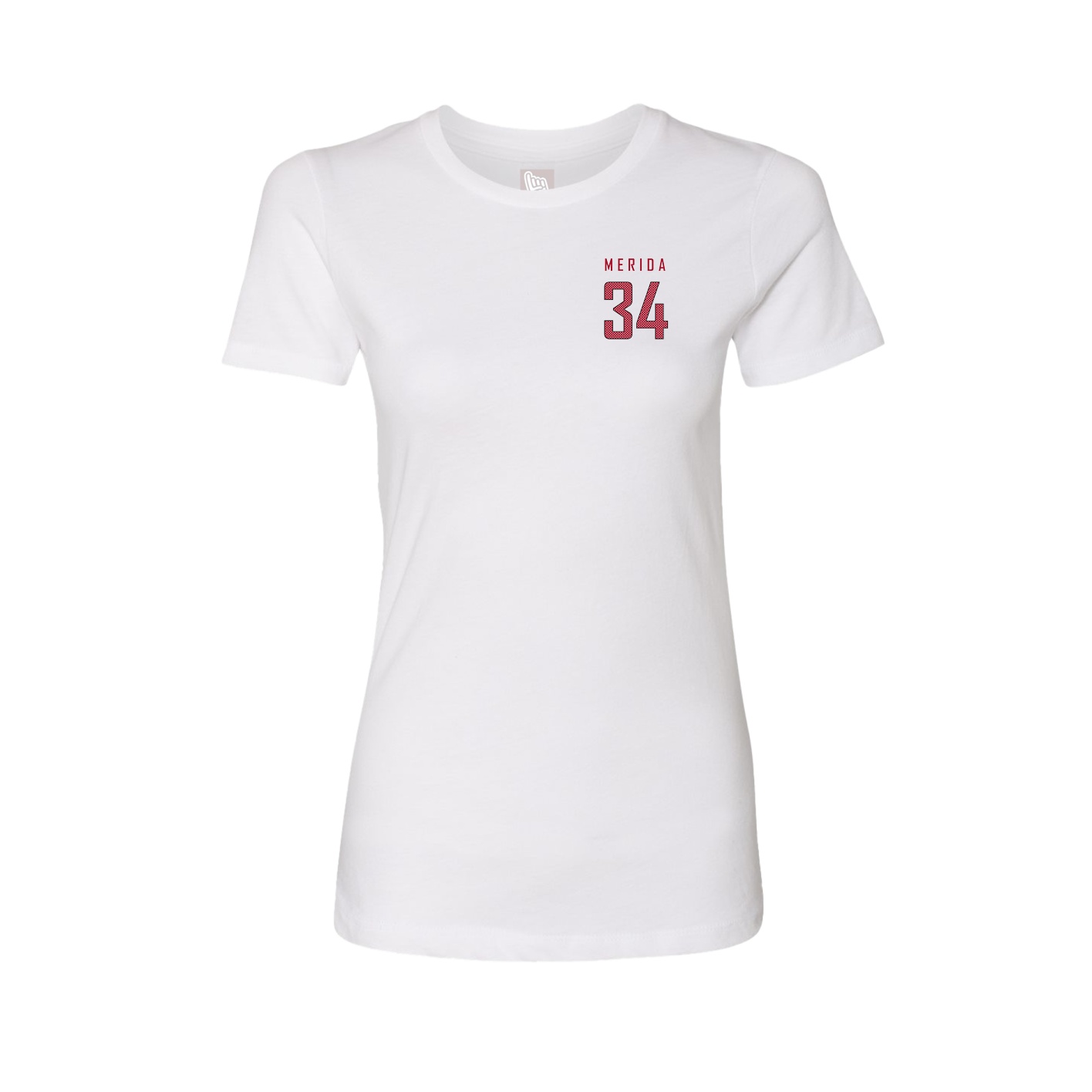 Fitted Women's Tee — Mesh Shirsey in White
