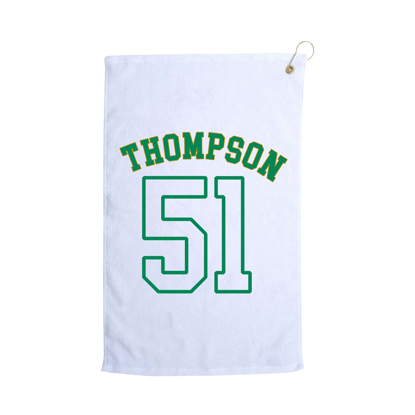 Golf Towel — Shirsey Arch in White