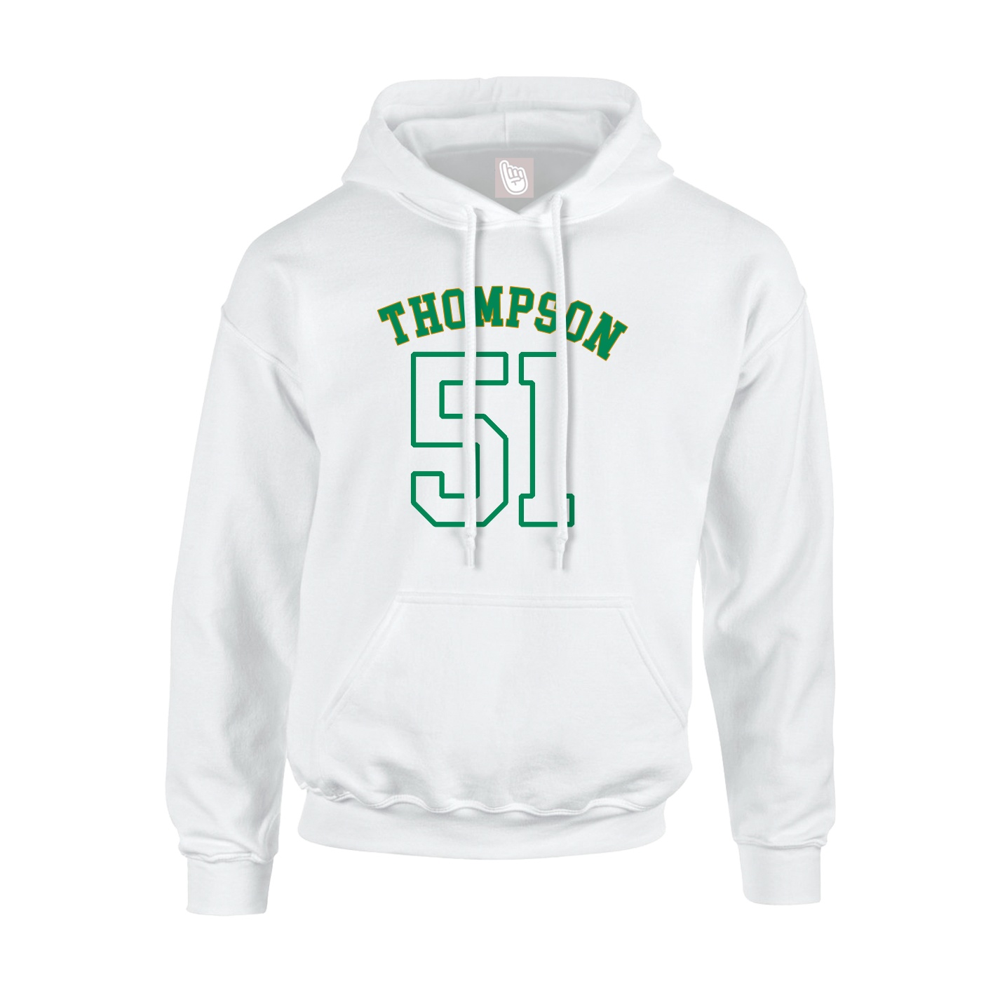 Youth Hoodie — Shirsey Arch in White
