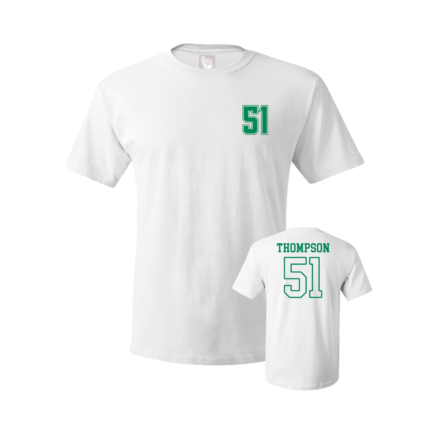 Tee — Chest Back in White