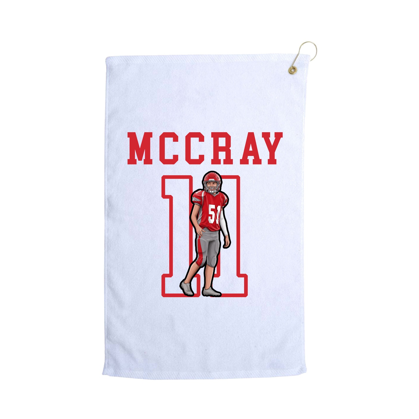 Golf Towel — Shirsey in White