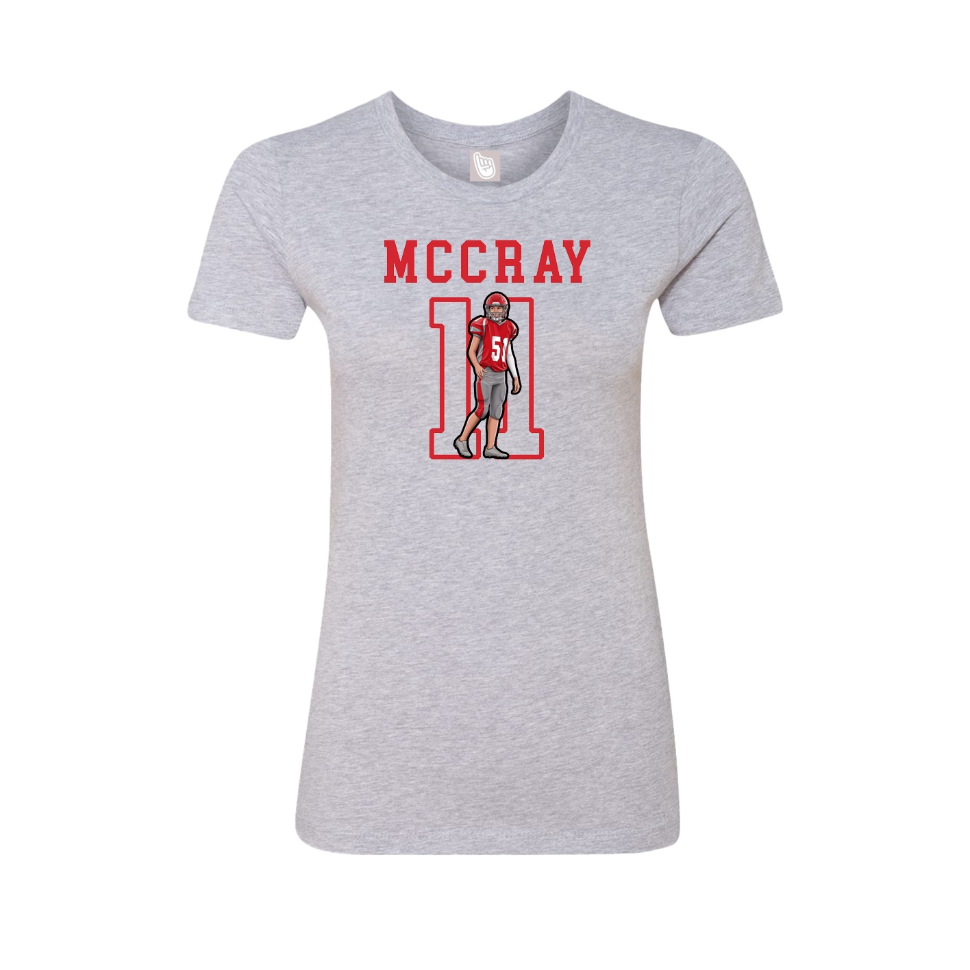 Fitted Women's Tee — Shirsey in Grey