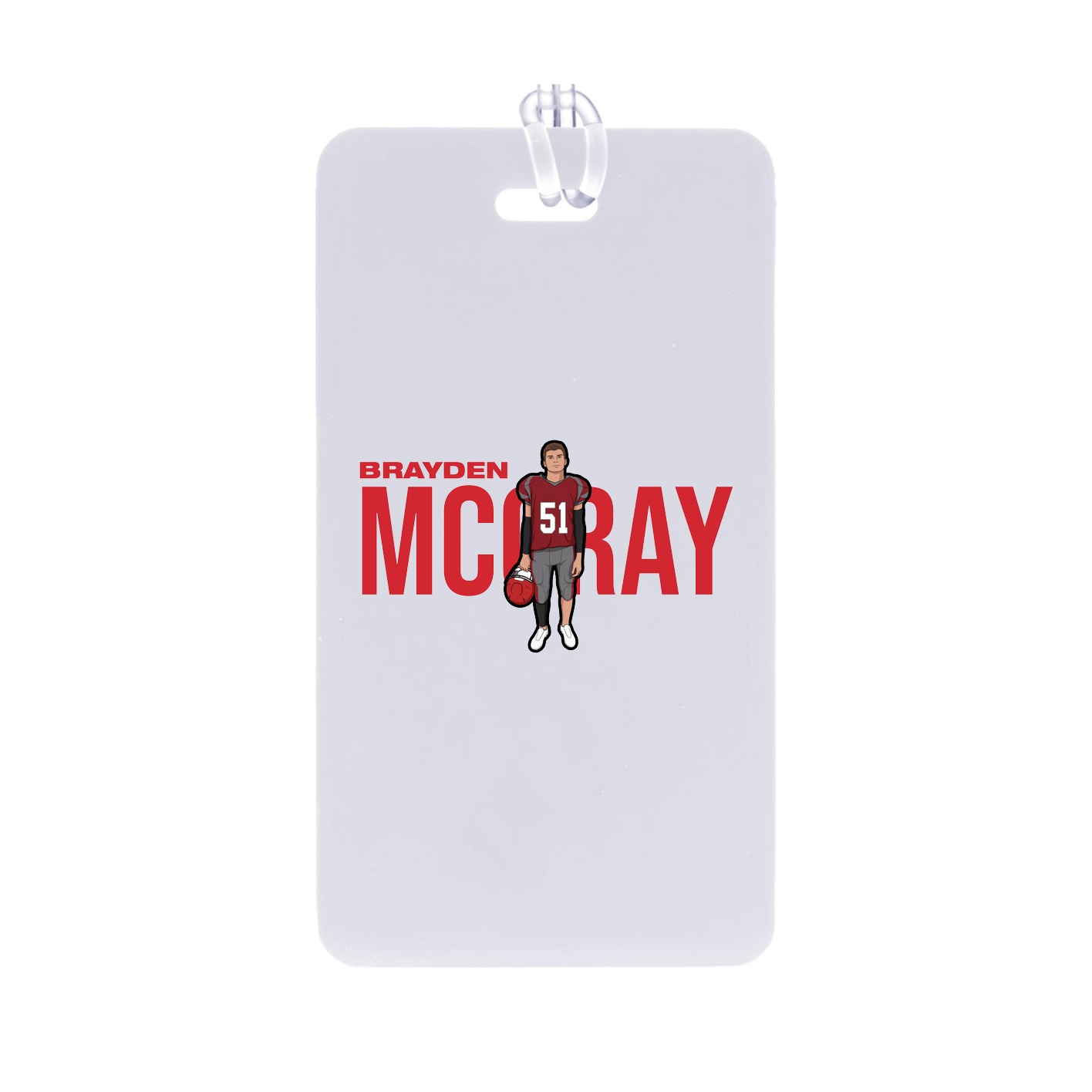 Bag Tag — Player Name in Classic