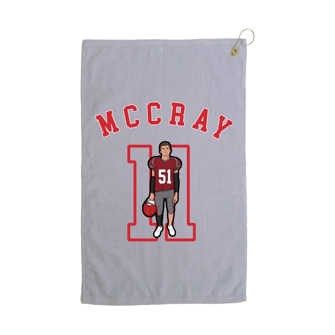 Golf Towel — Shirsey Arch in Grey