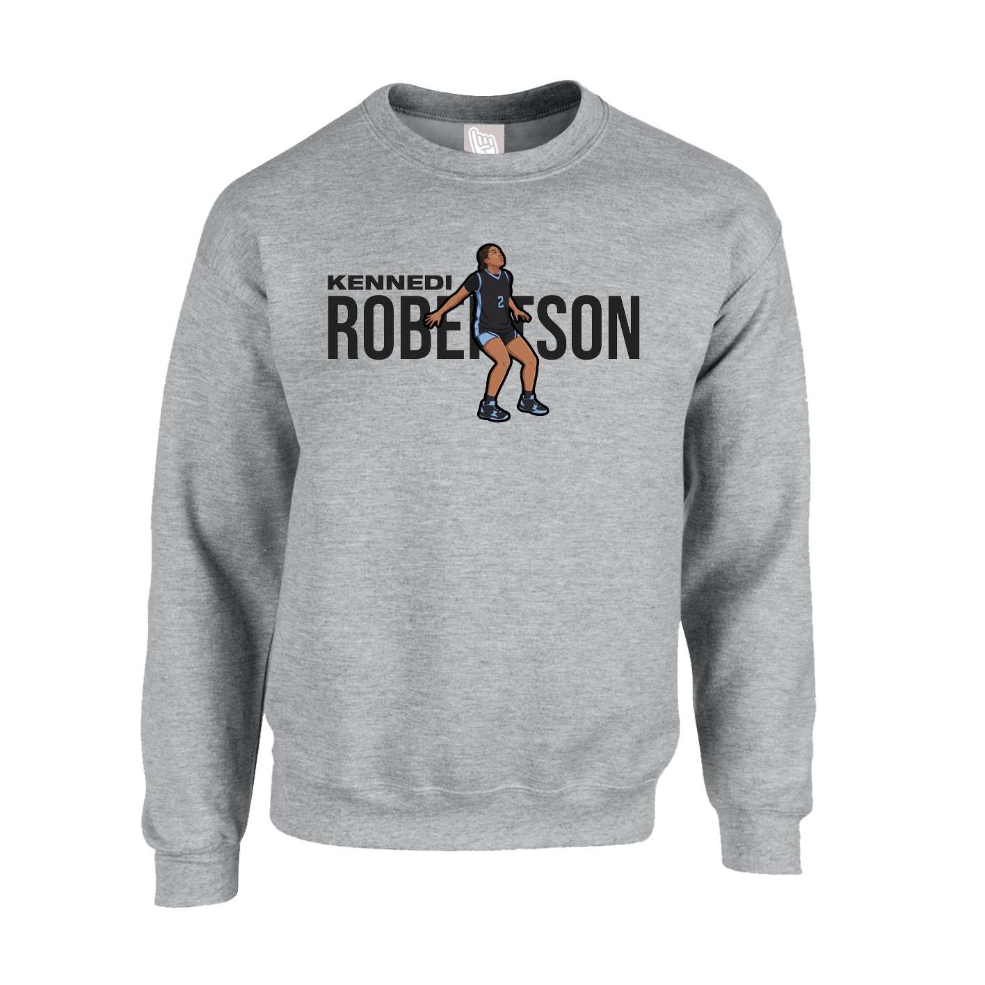 Fleece Crew — Player Name in Grey