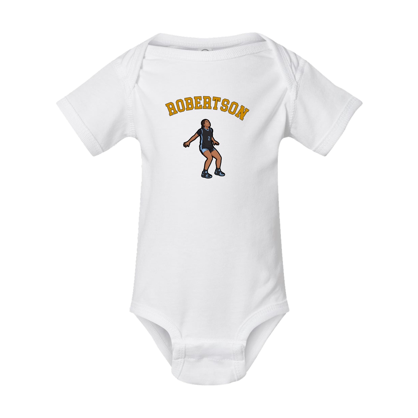 Baby Onesie — Shirsey Arch in White