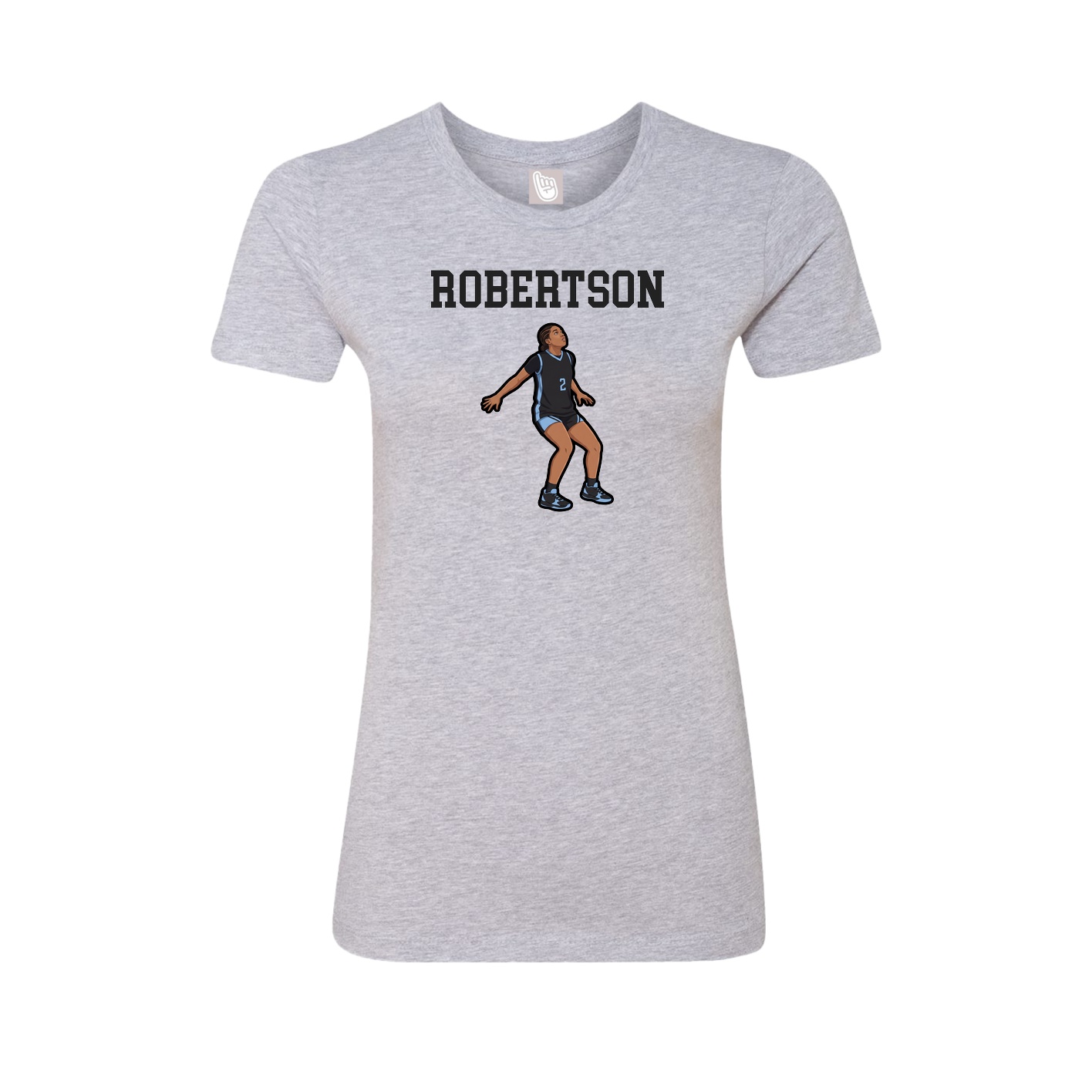 Fitted Women's Tee — Shirsey in Grey