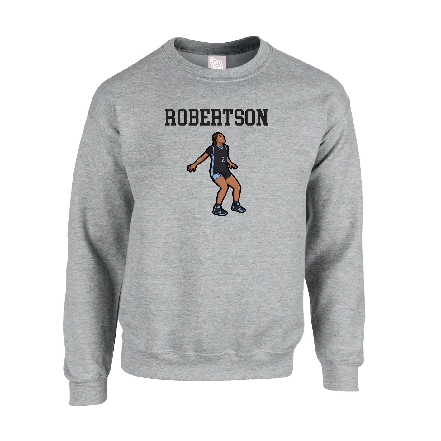 Fleece Crew — Shirsey in Grey