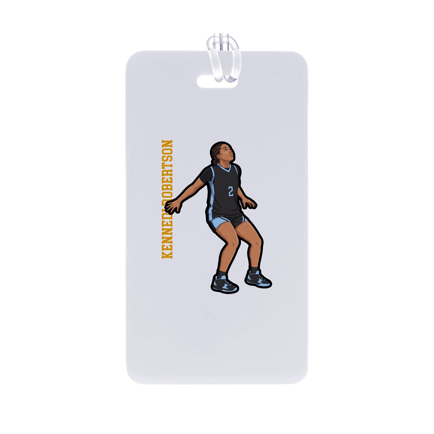 Bag Tag — Name Vertical in Classic