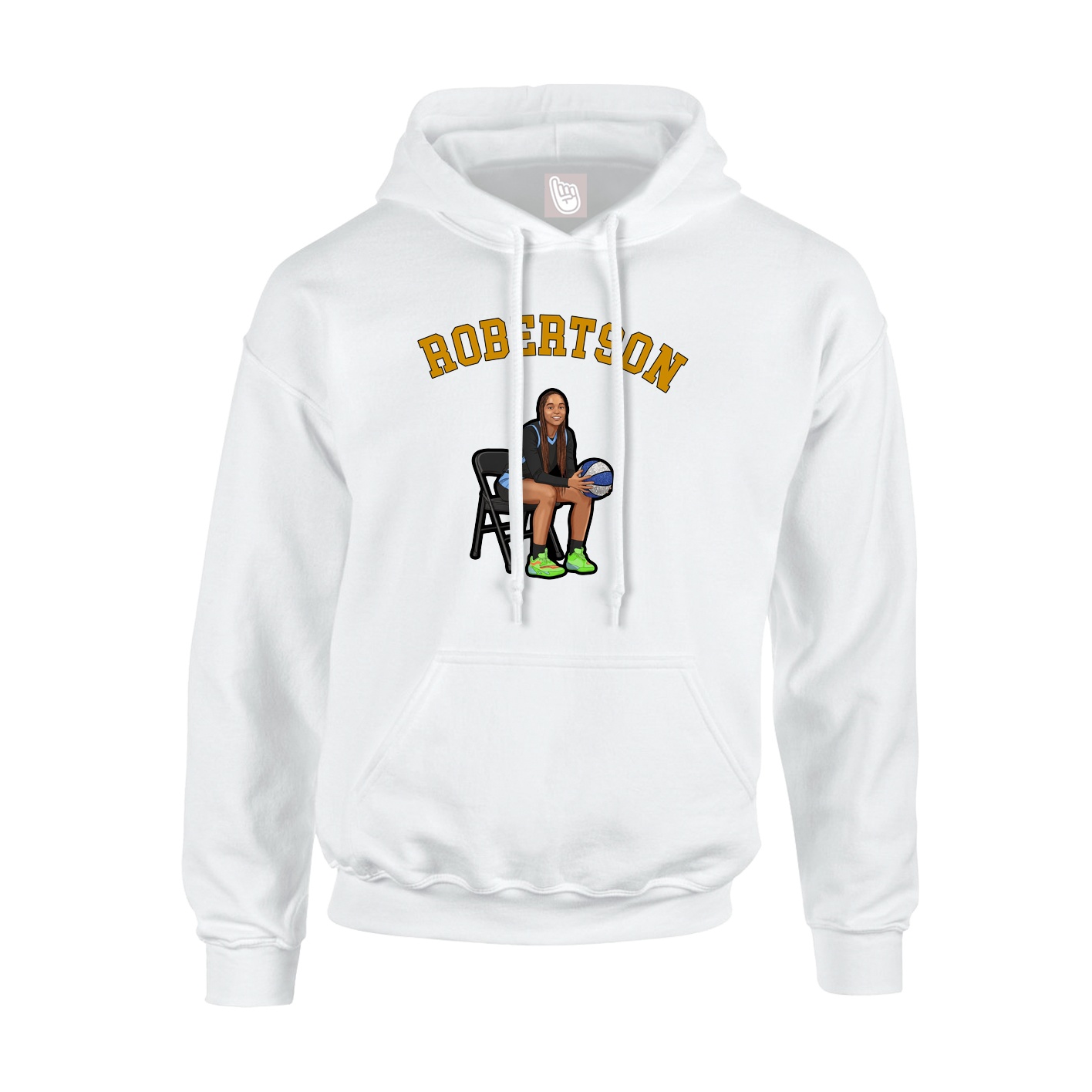 Youth Hoodie — Shirsey Arch in White