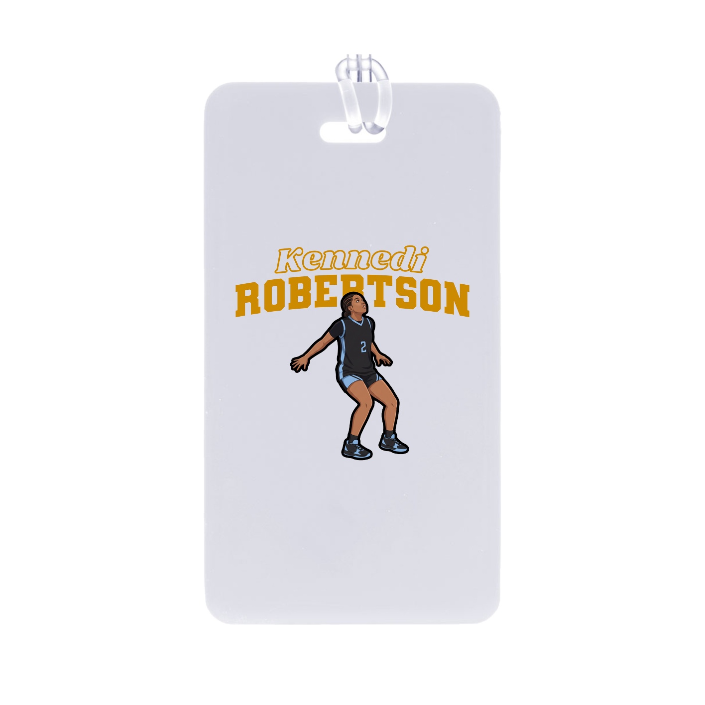 Bag Tag — Name Arch in Classic