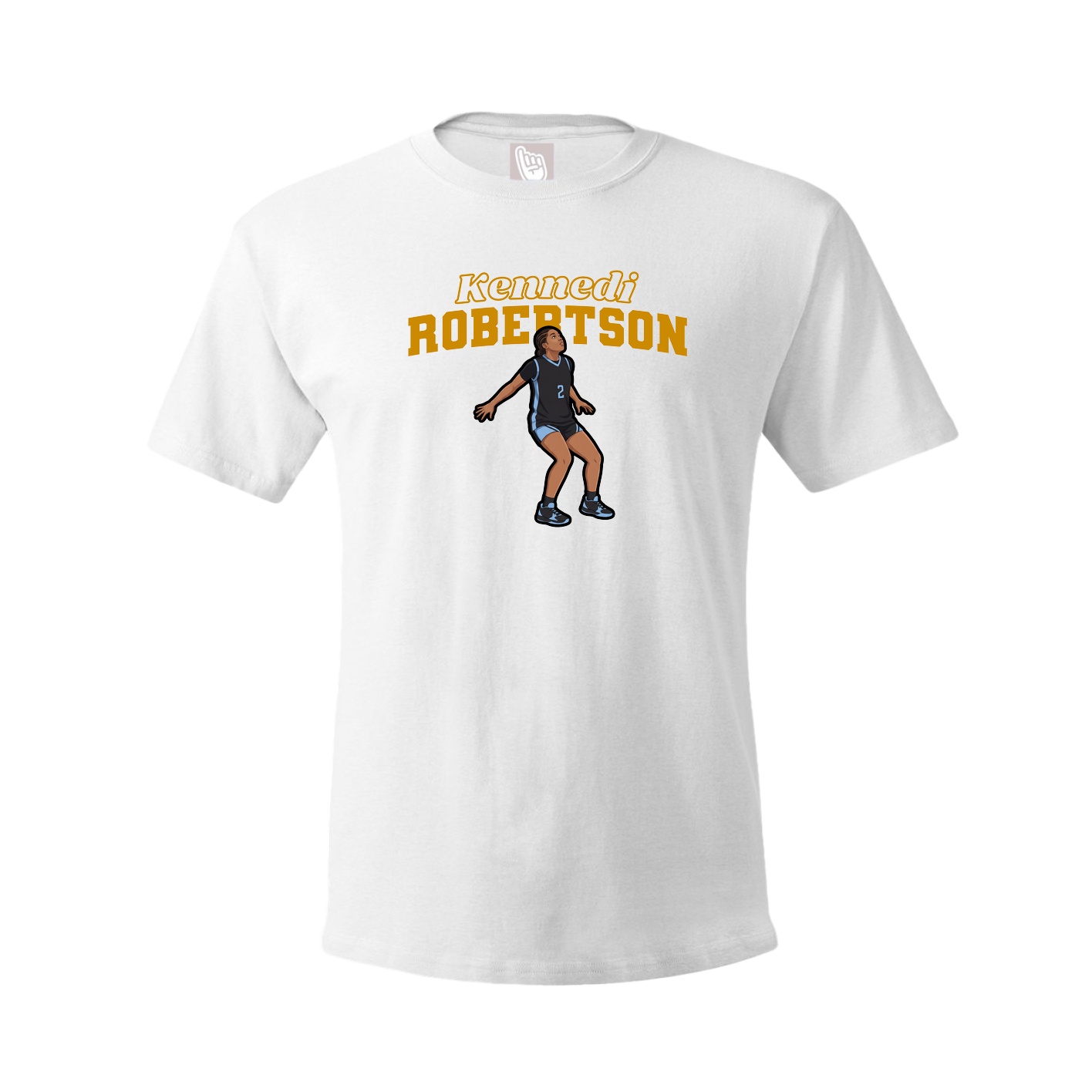 Tee — Name Arch in White