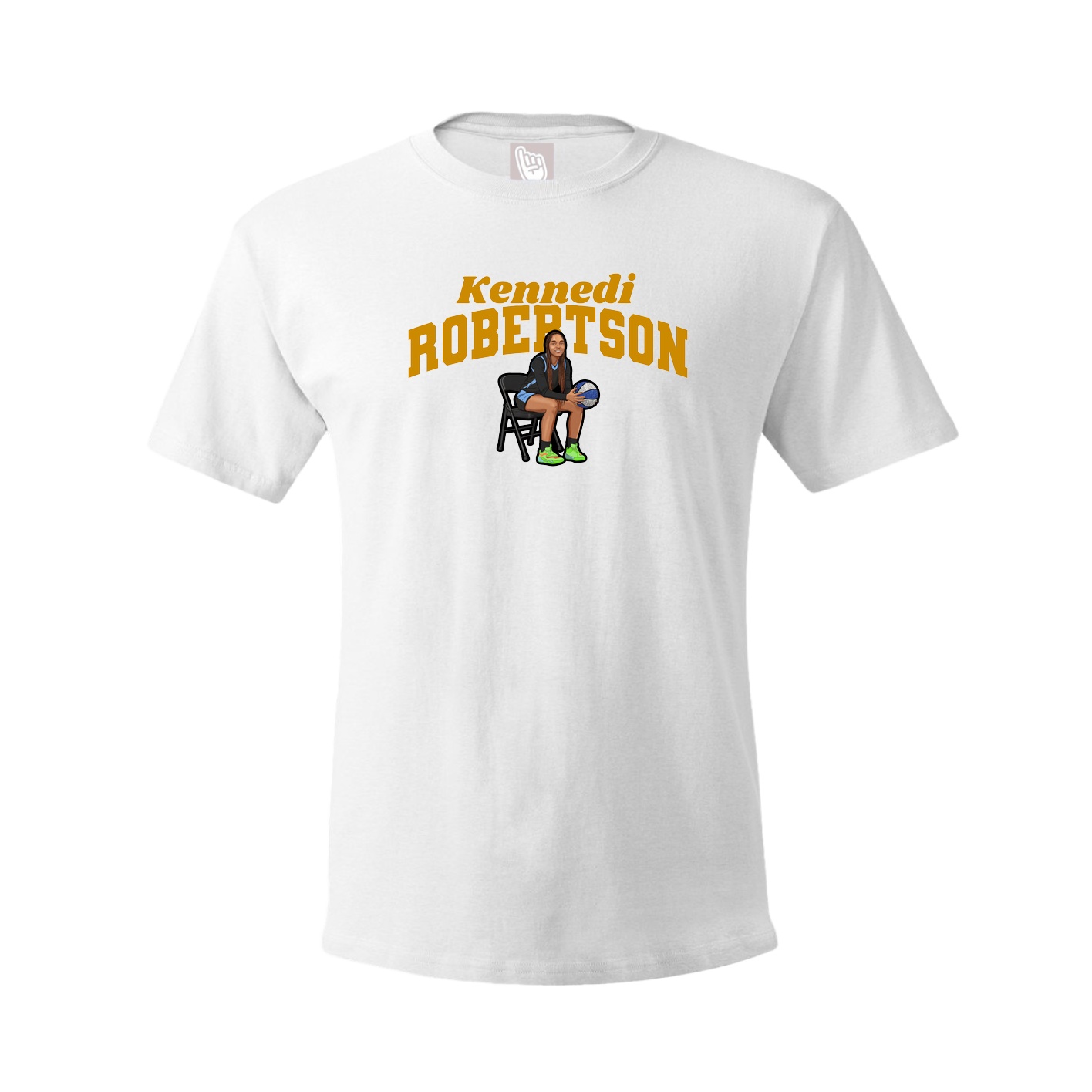 Youth Tee — Signature Arch in White