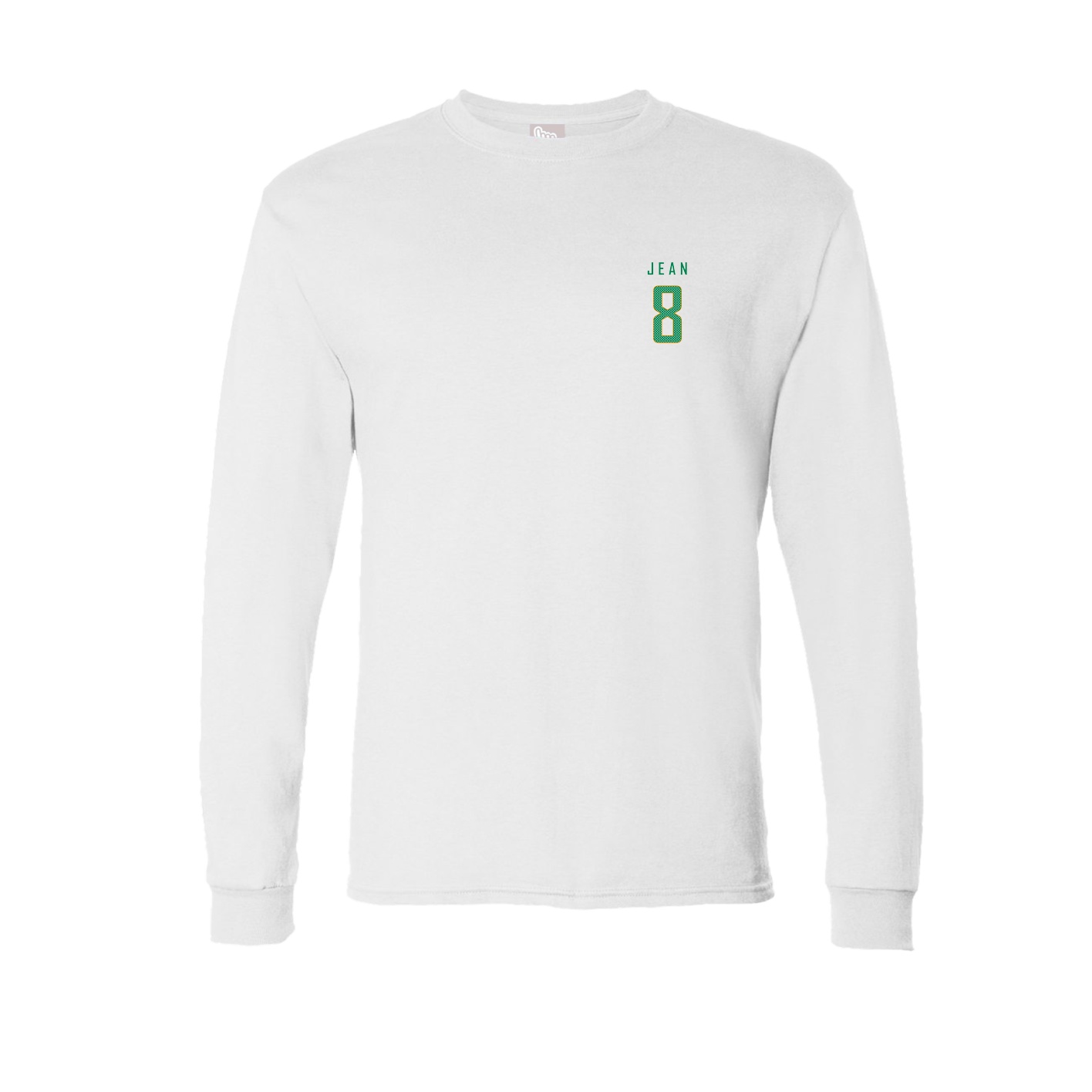 Long Sleeve Tee — Mesh Shirsey in White