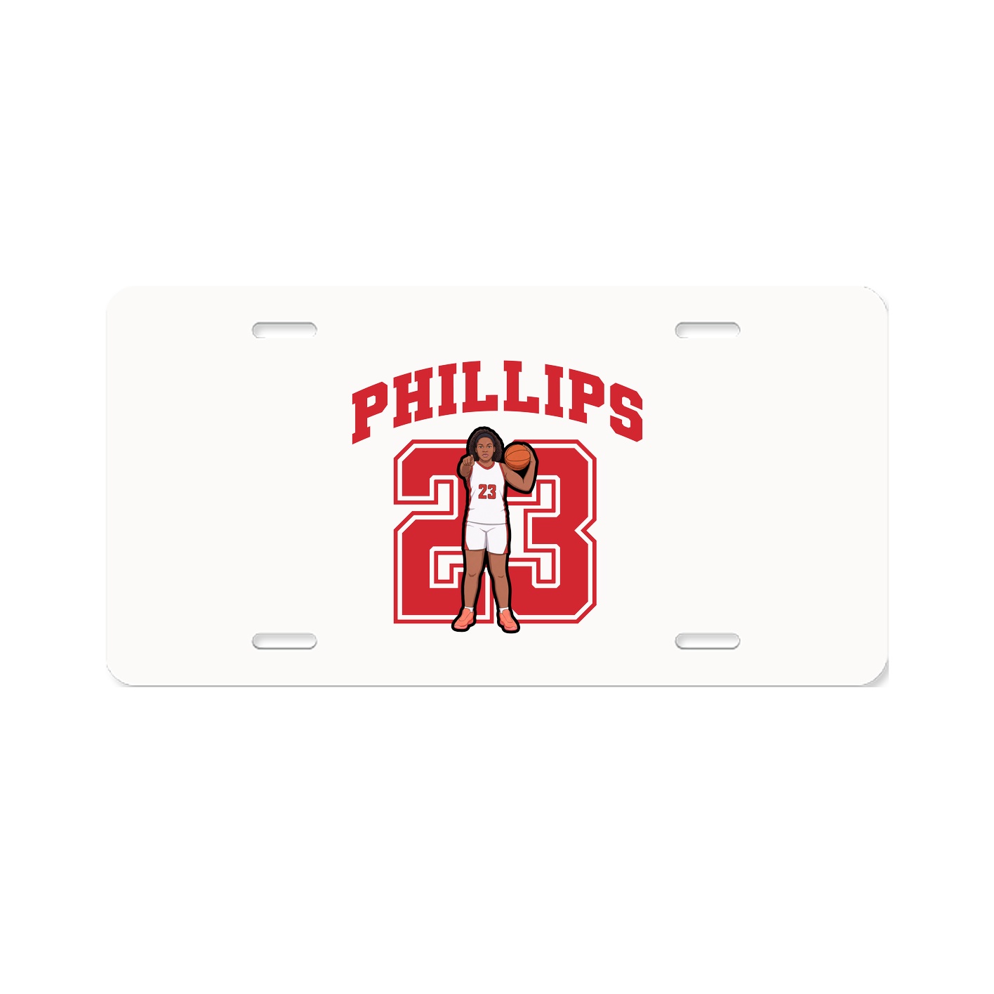License Plate — Number in Classic