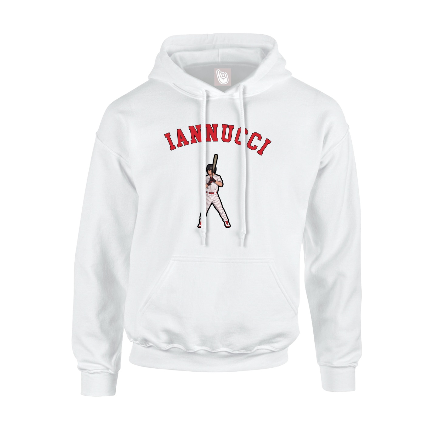 Hoodie — Shirsey Arch in White