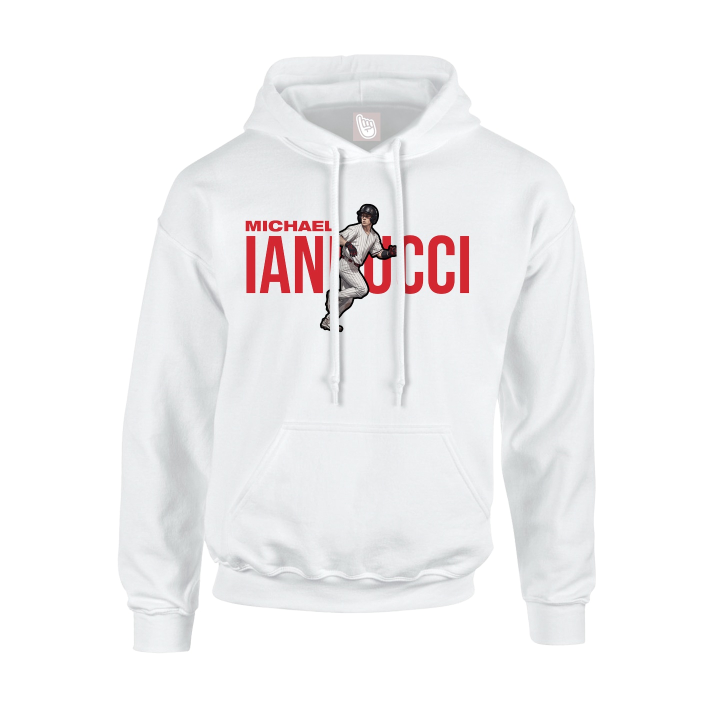 Youth Hoodie — Player Name in White