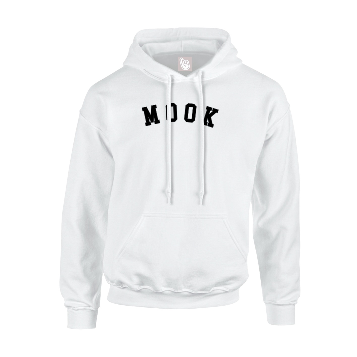 Youth Hoodie — Shirsey Arch in White