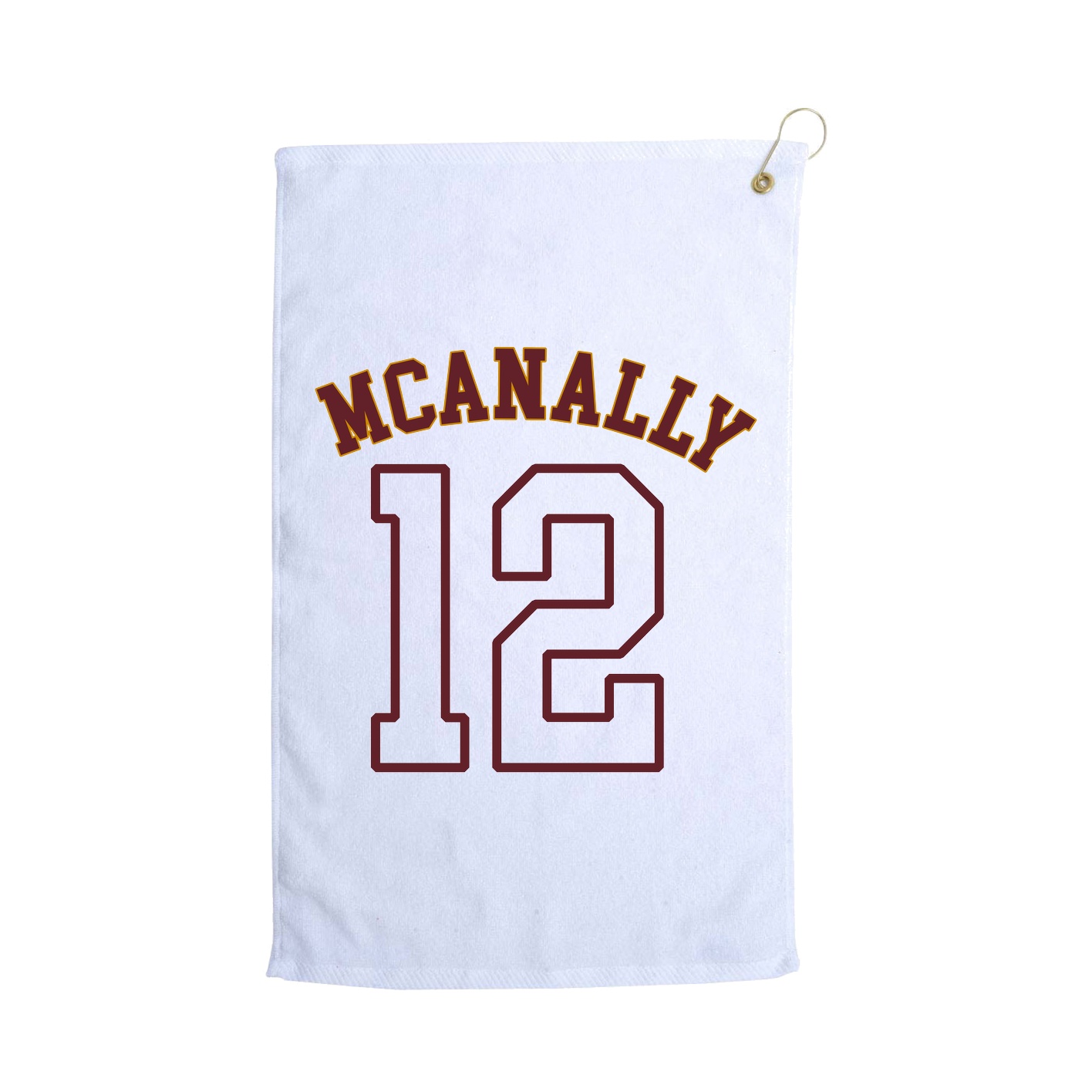 Golf Towel — Shirsey Arch in White