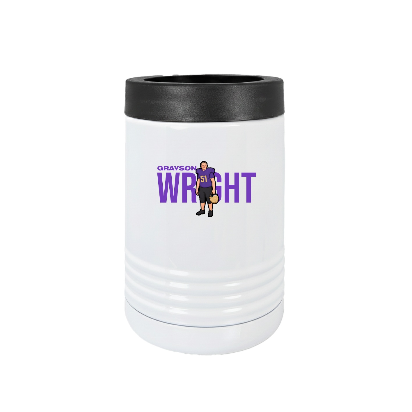 Beverage Holder — Player Name in White
