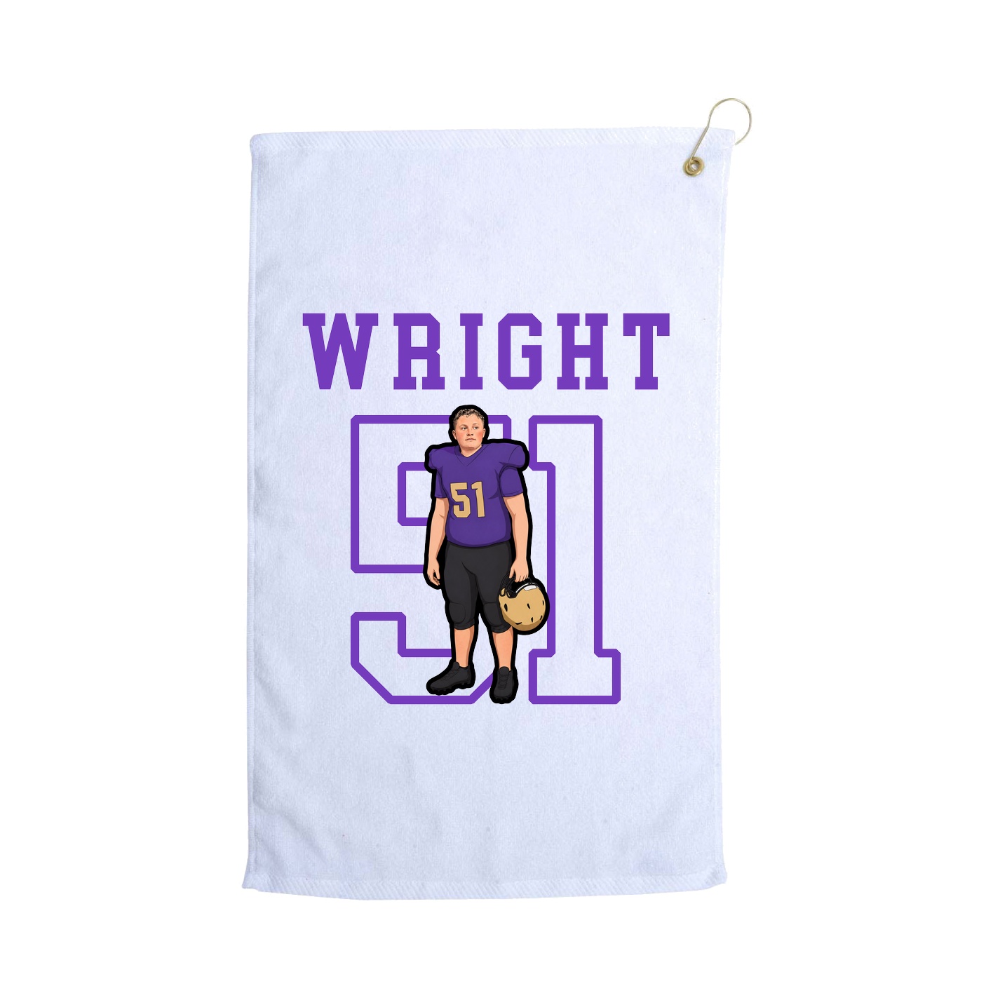 Golf Towel — Shirsey in White
