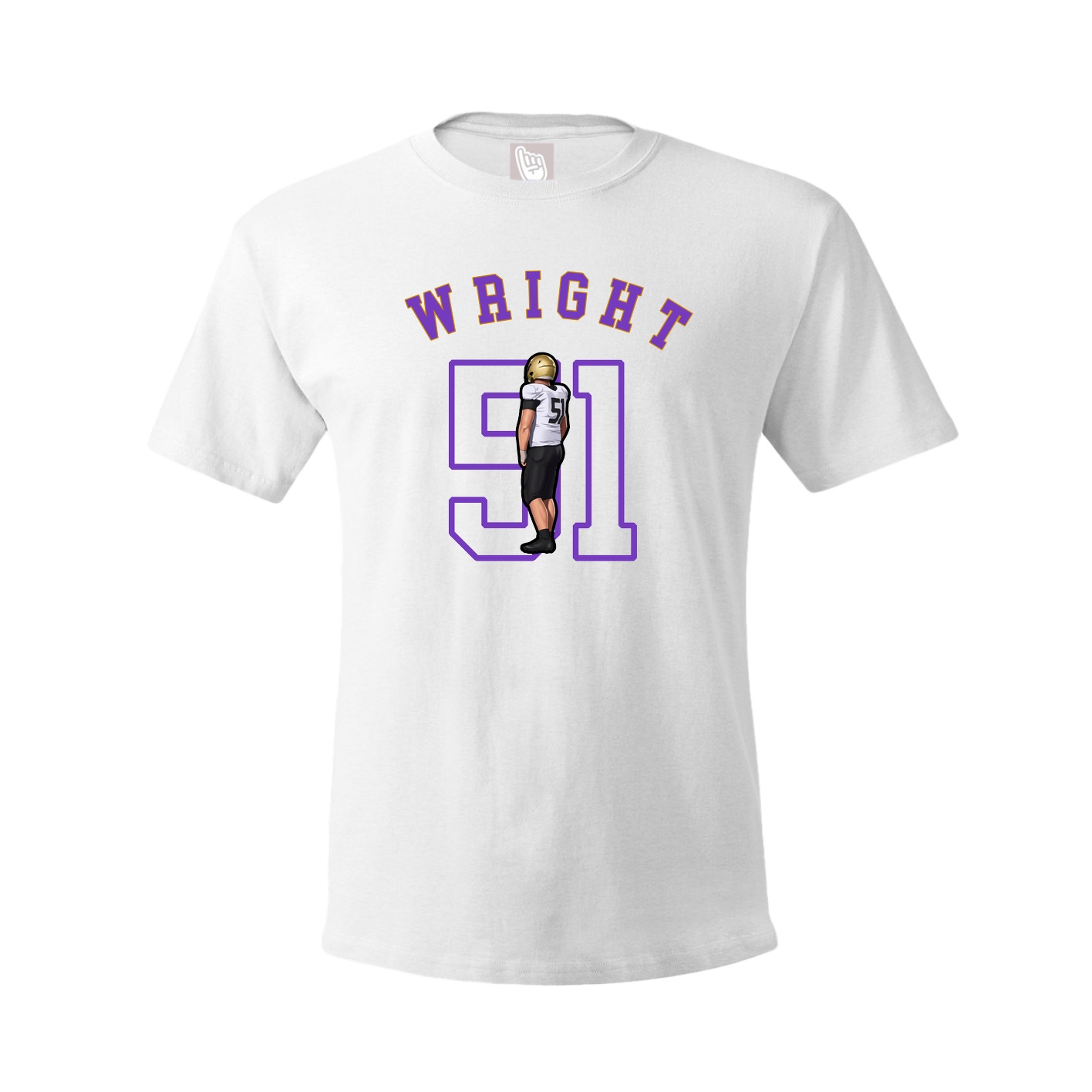 Youth Tee — Shirsey Arch in White