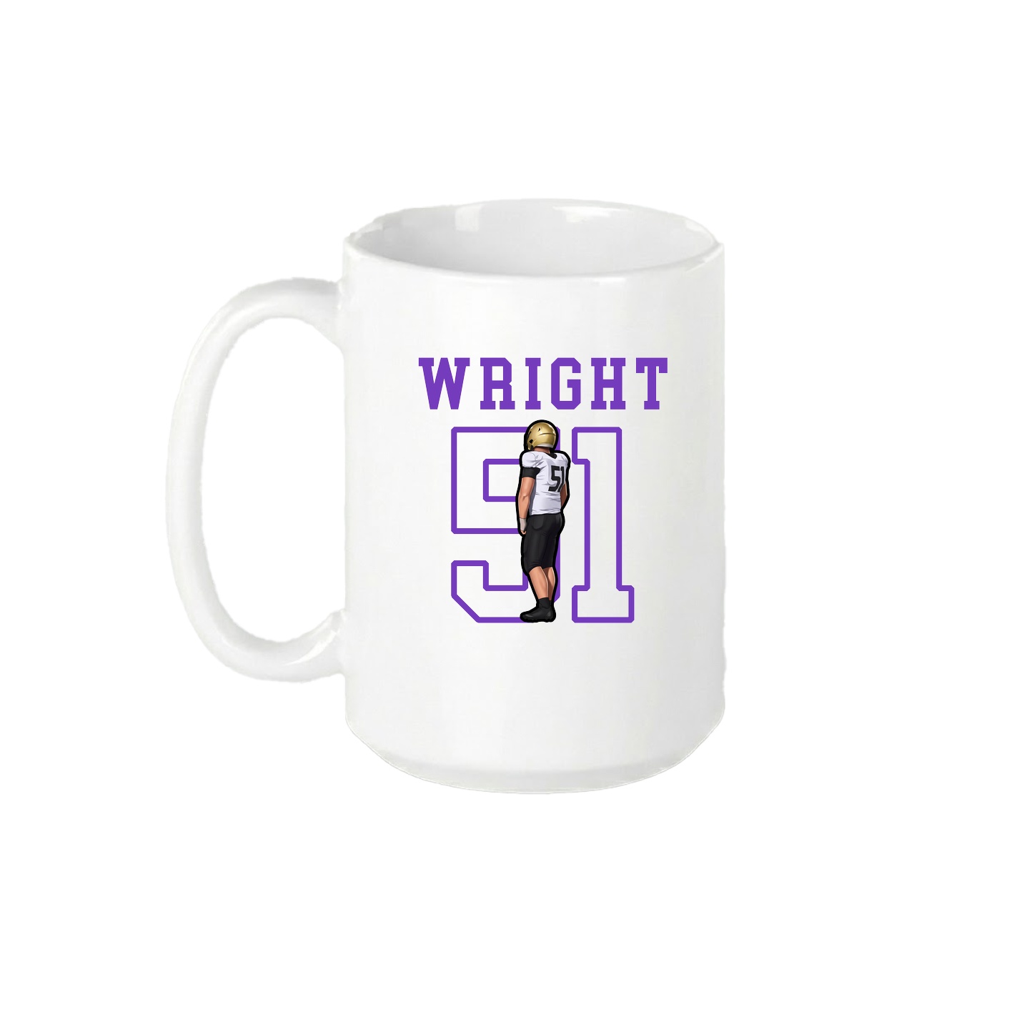 15oz Coffee Mug — Shirsey in White
