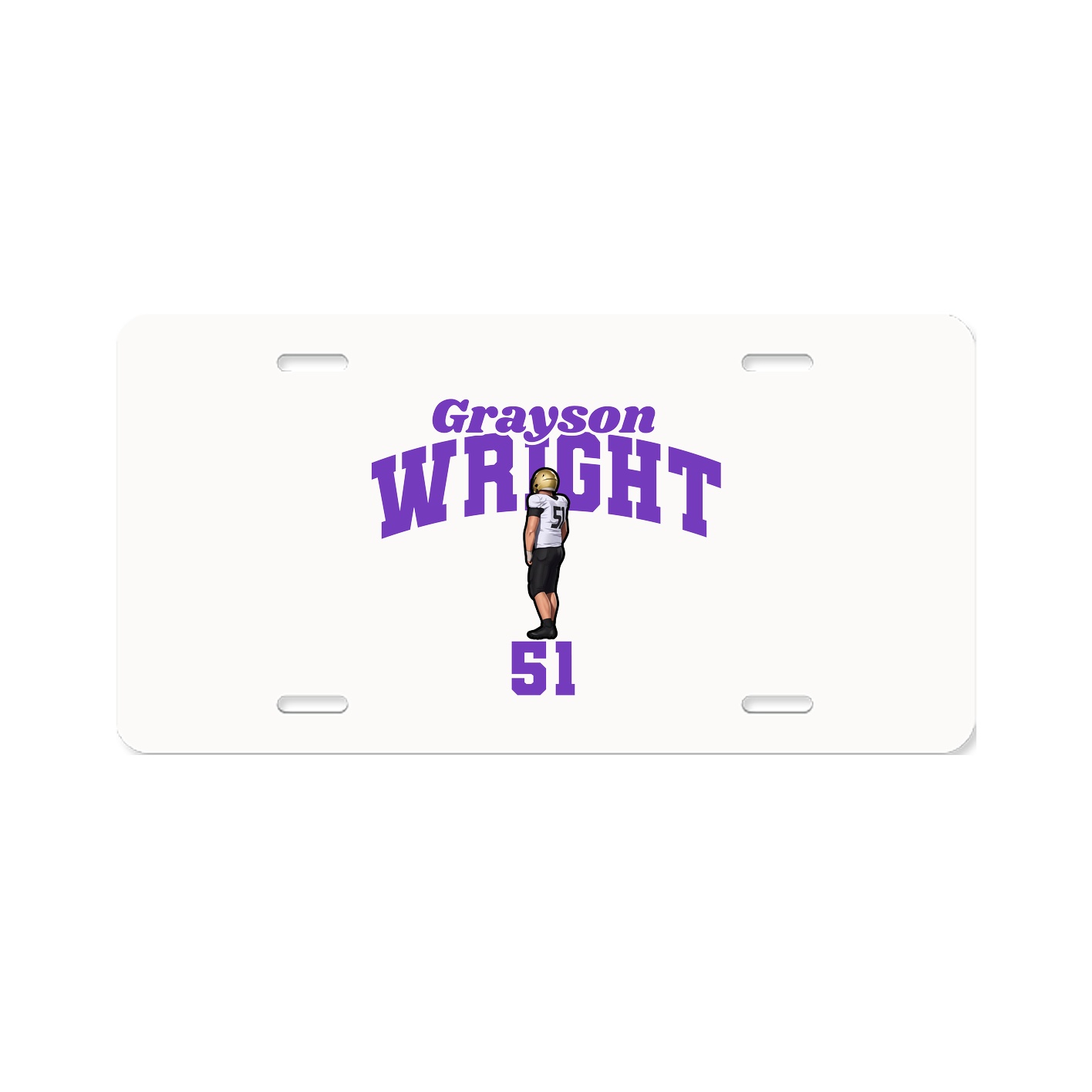 License Plate — Signature Arch in Classic