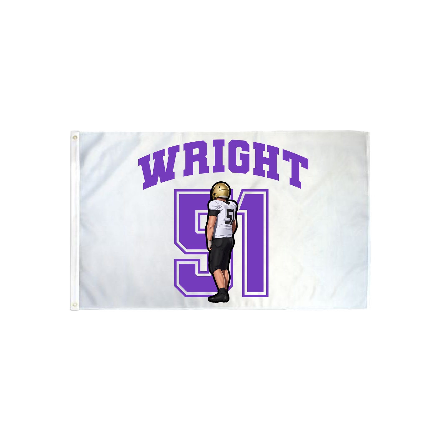 3x5 Flag — Number in Classic