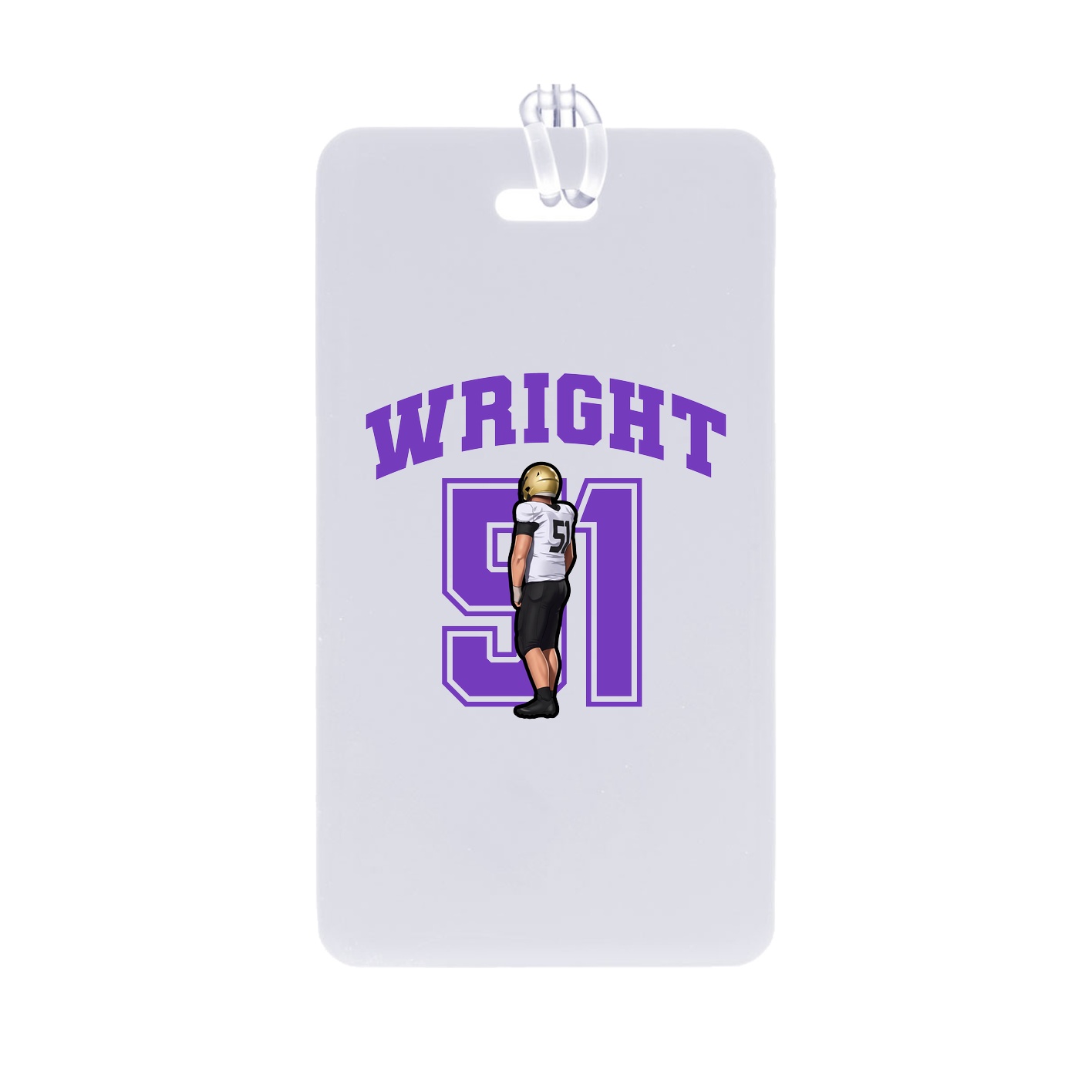 Bag Tag — Number in Classic