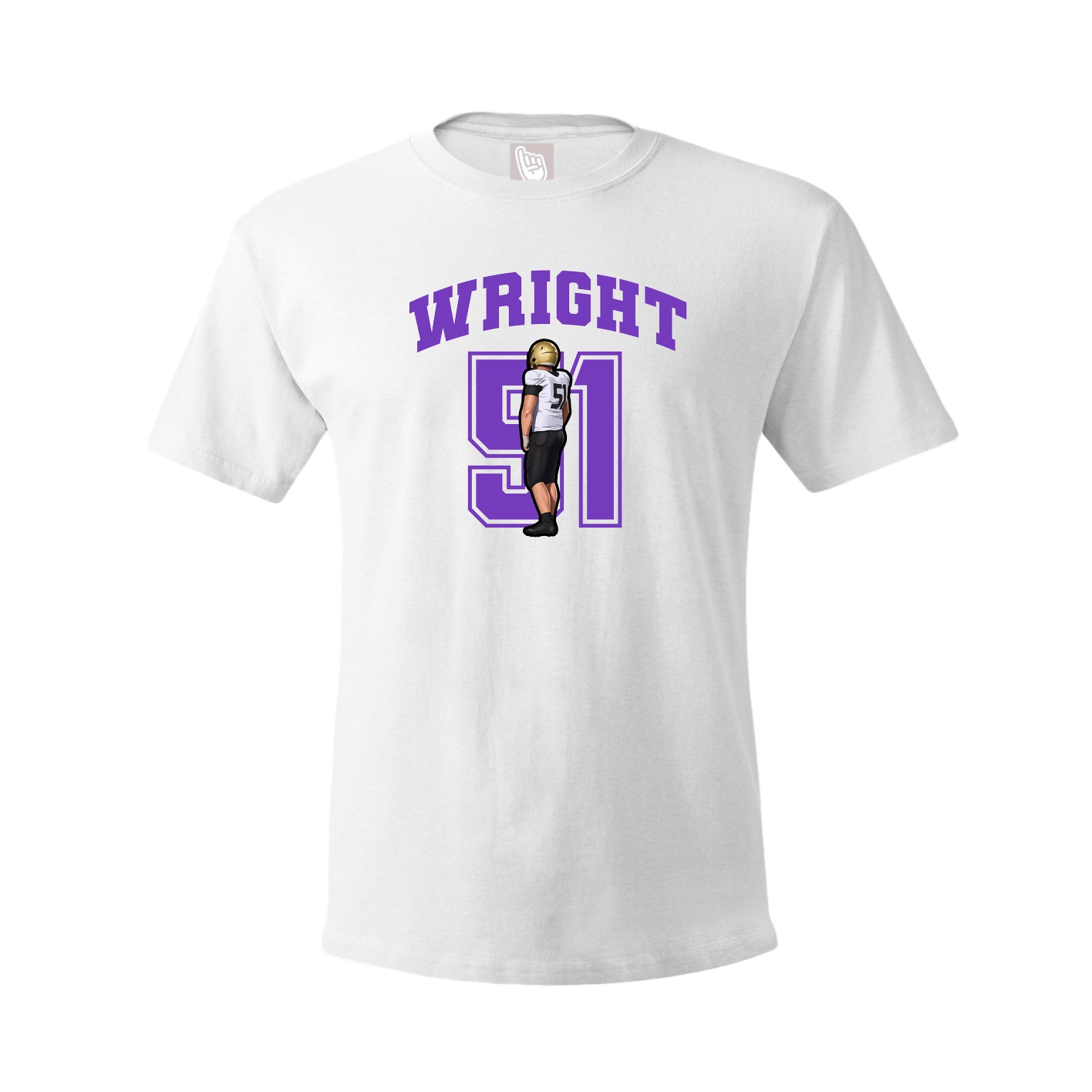 Tee — Number in White