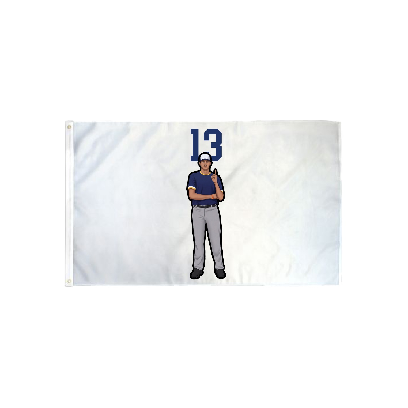 3x5 Flag — Number Top in Classic