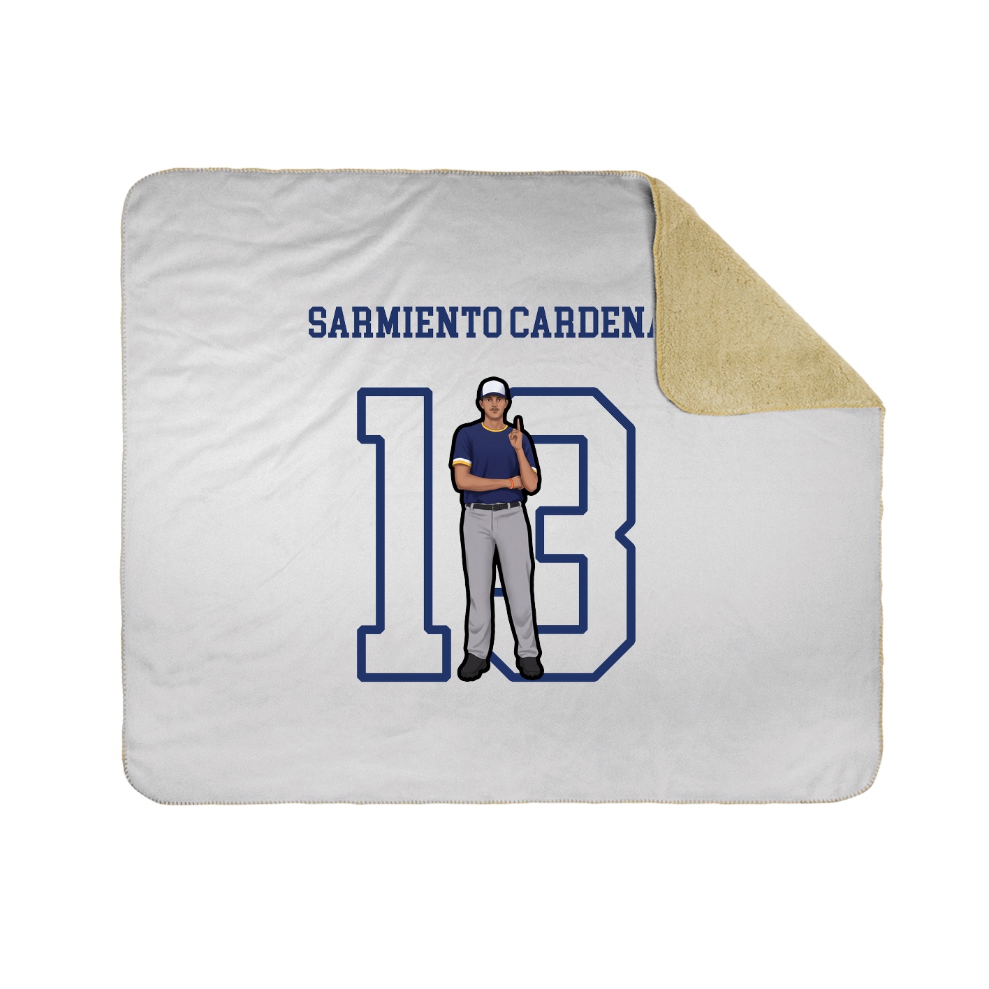 Throw Blanket — Shirsey in White