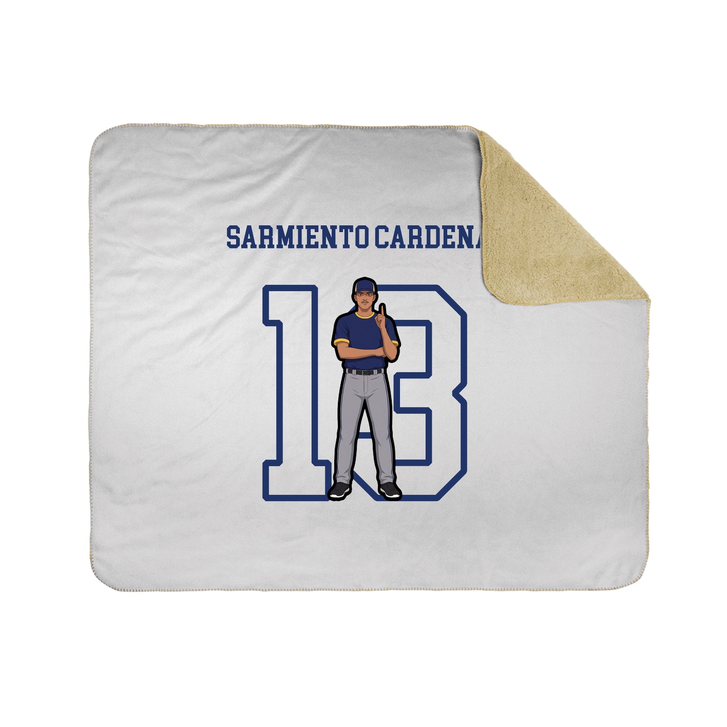 Throw Blanket — Shirsey in White