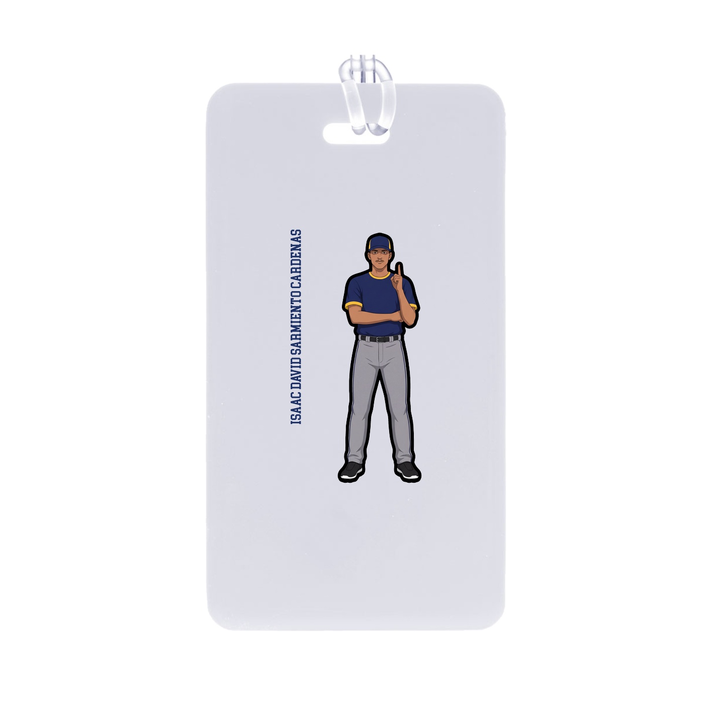Bag Tag — Name Vertical in Classic