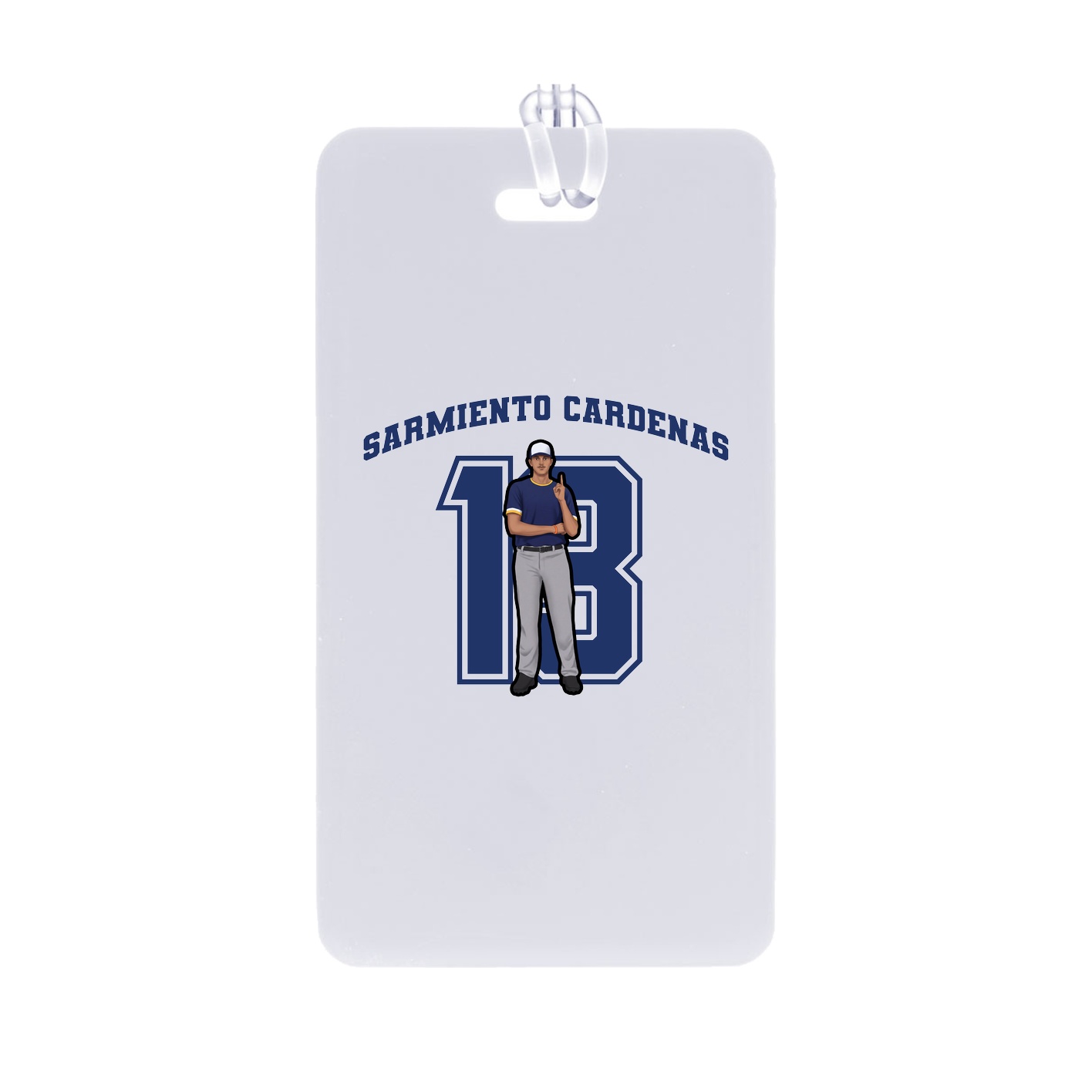 Bag Tag — Number in Classic