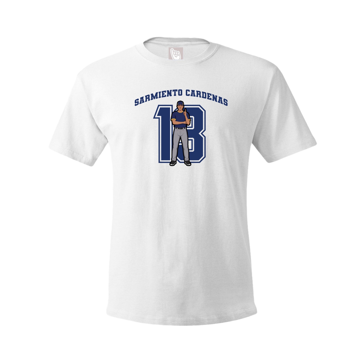 Tee — Number in White