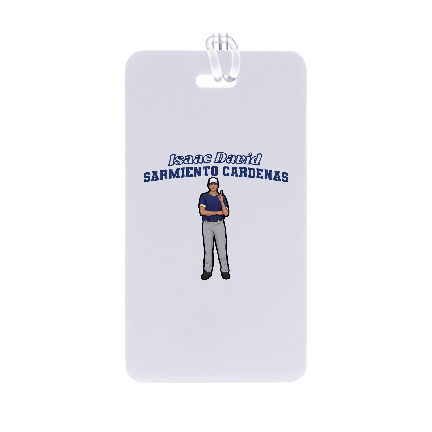 Bag Tag — Name Arch in Classic