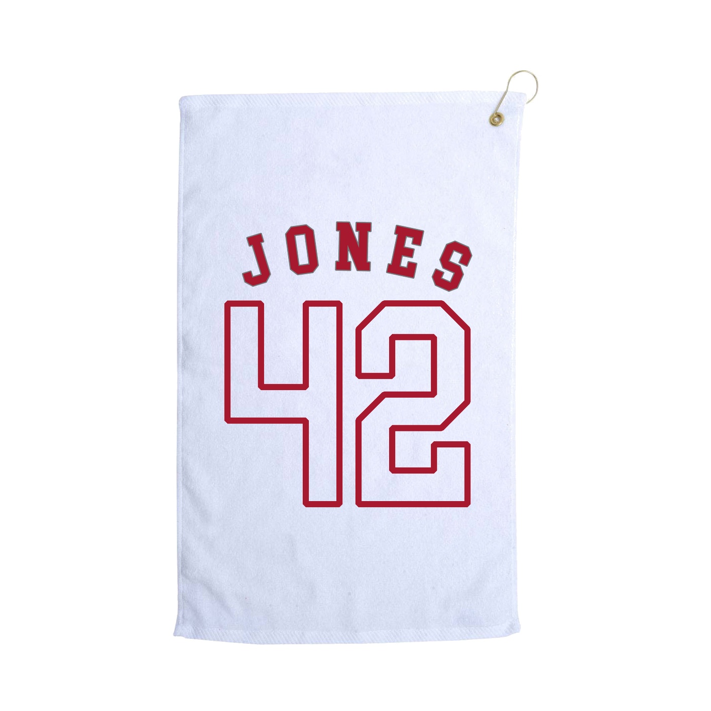 Golf Towel — Shirsey Arch in White