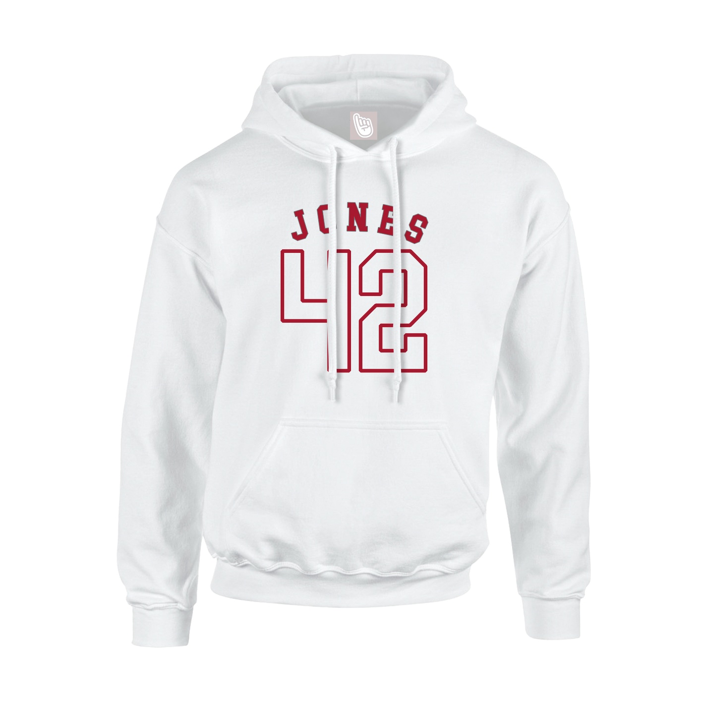 Youth Hoodie — Shirsey Arch in White
