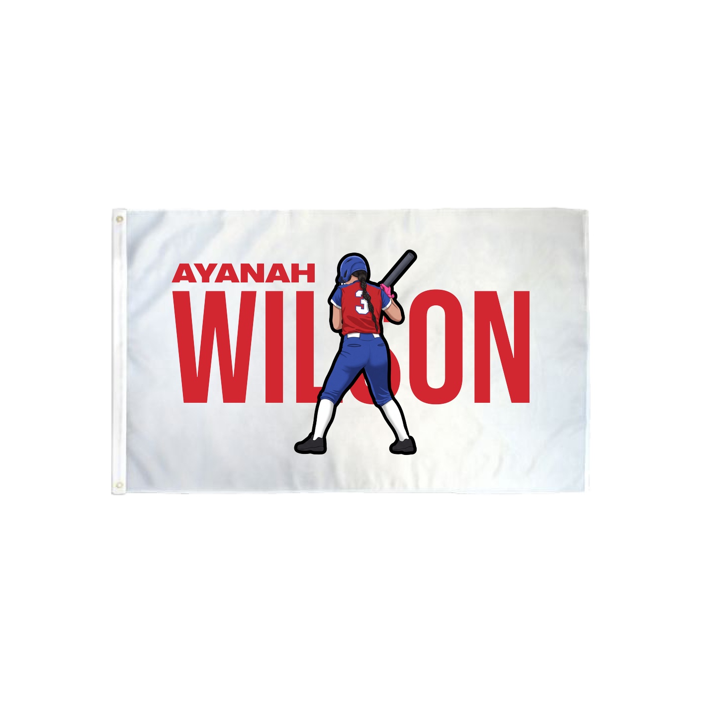 3x5 Flag — Player Name in Classic