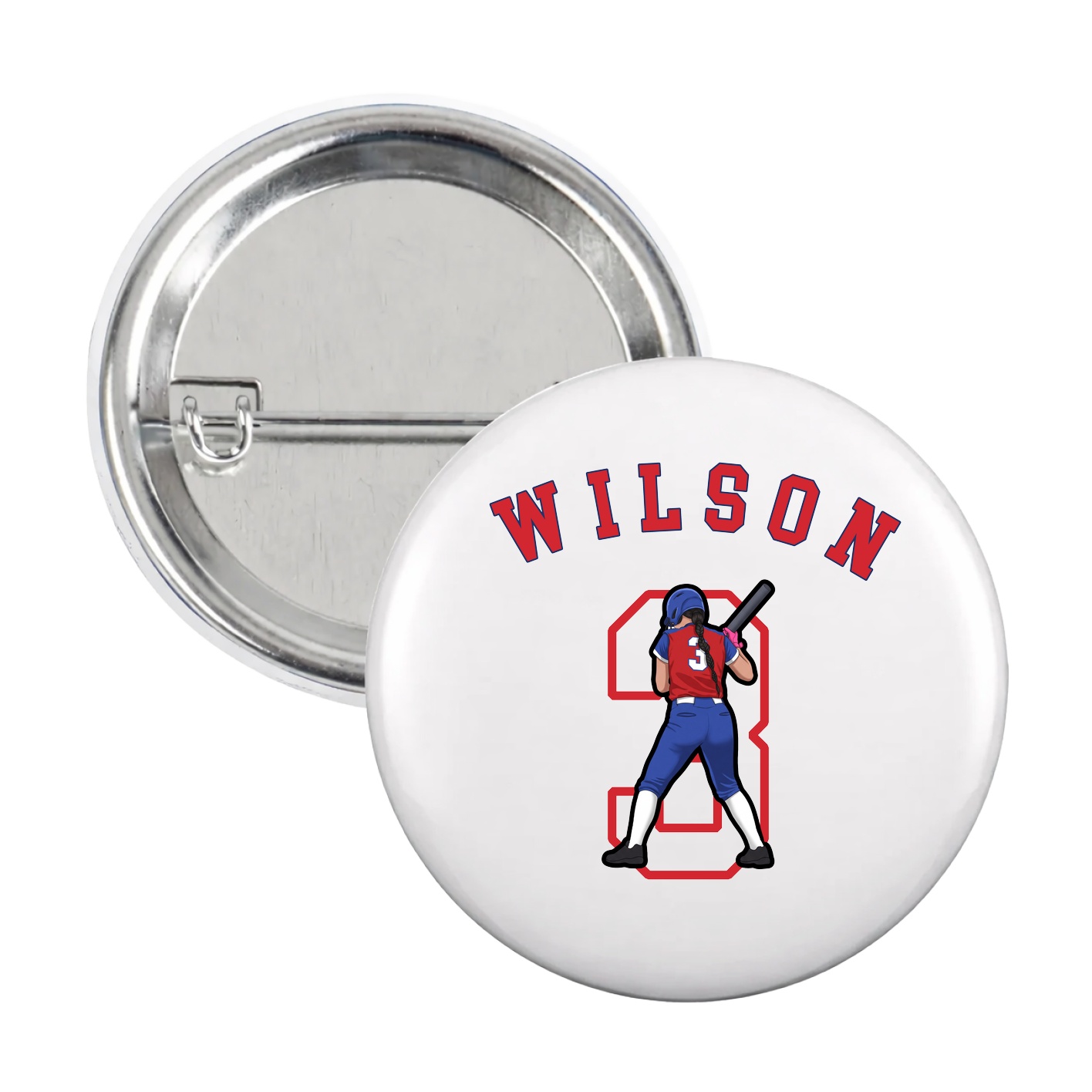 Game Day Button — Shirsey Arch in White