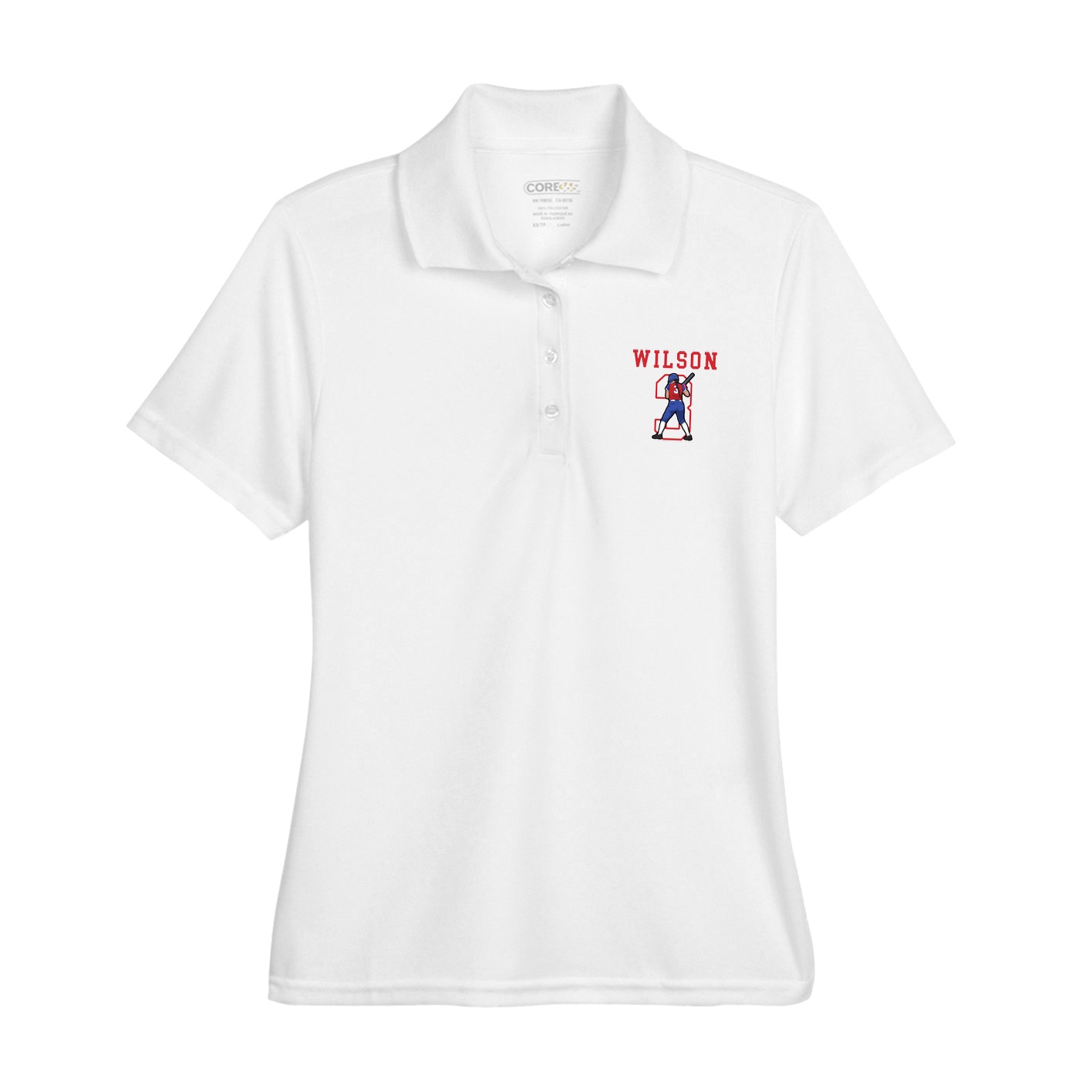 Womens Performance Polo — Shirsey in White