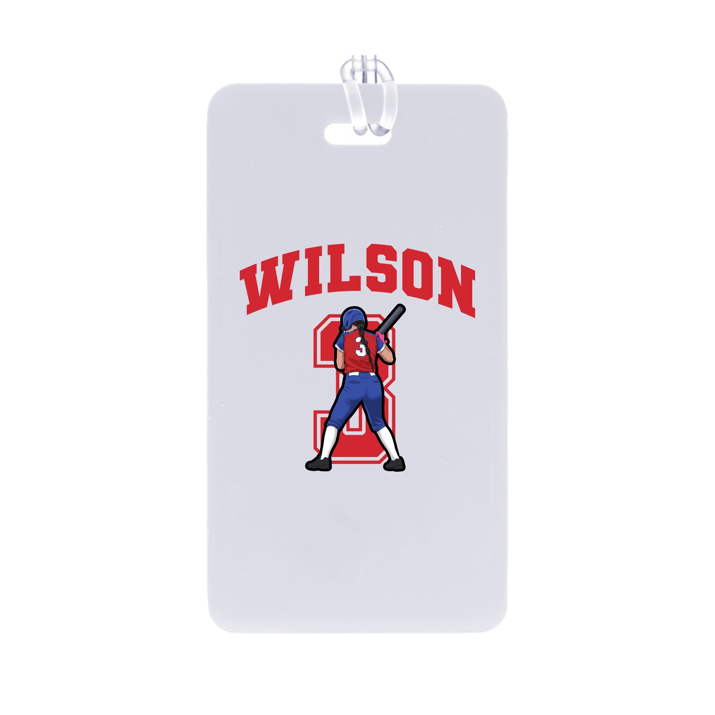Bag Tag — Number in Classic