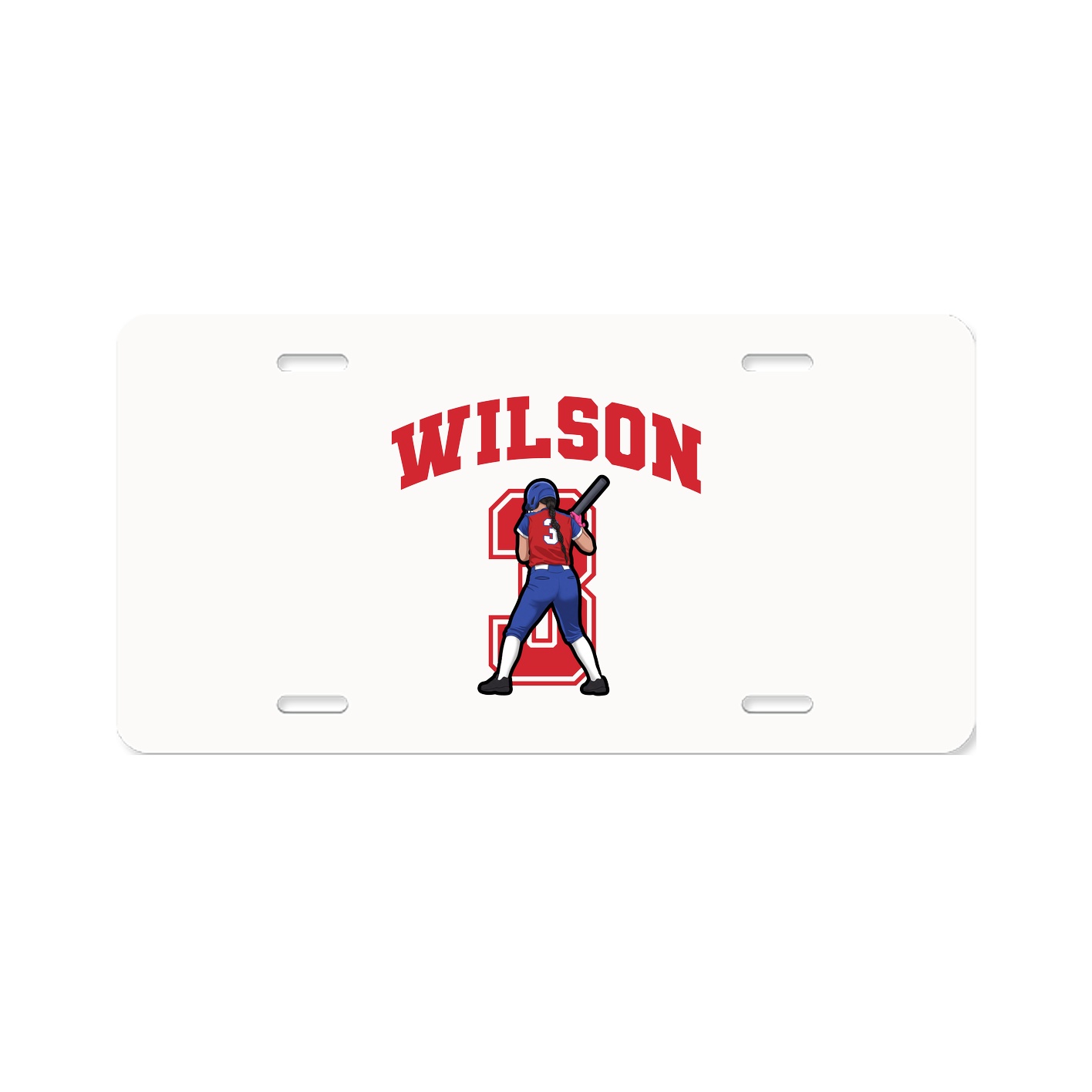 License Plate — Number in Classic