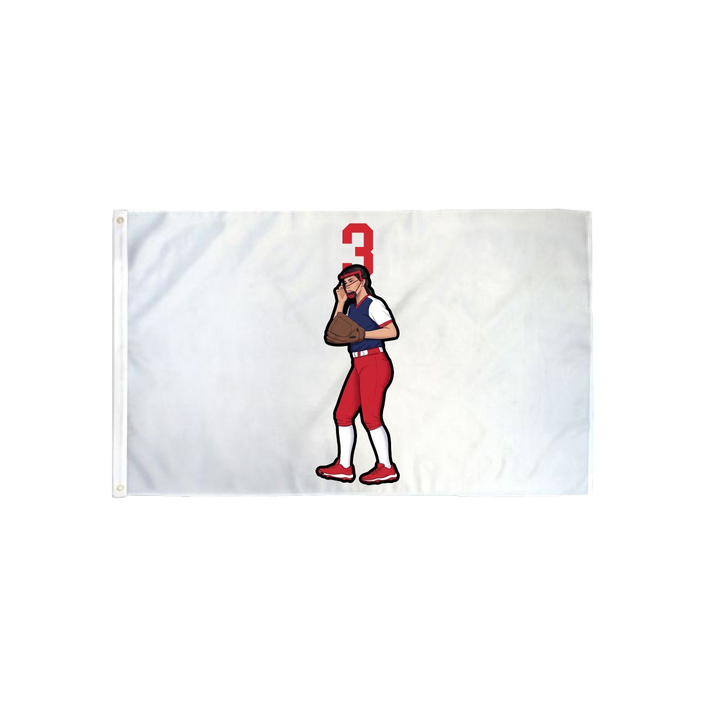 3x5 Flag — Number Top in Classic
